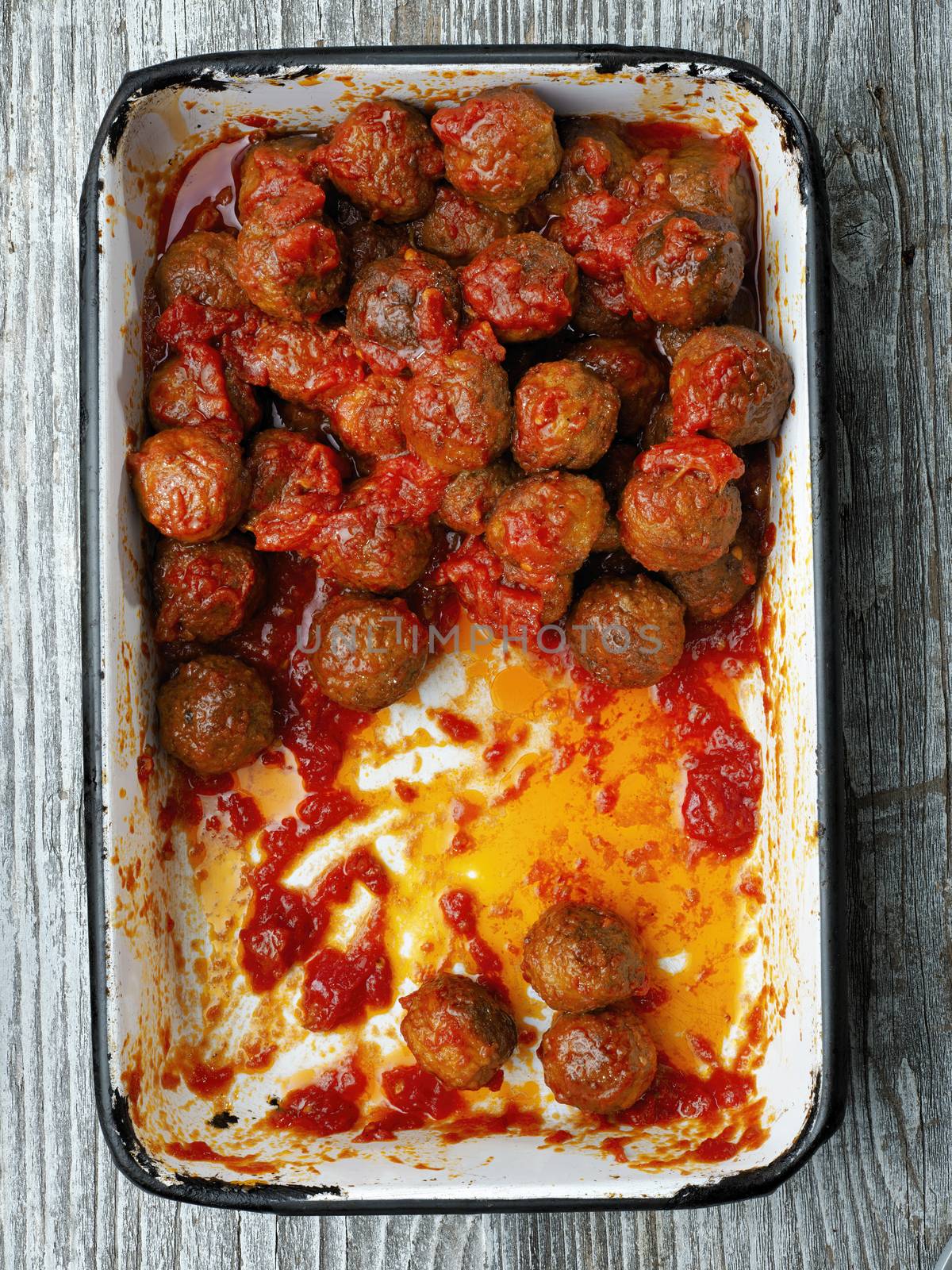 rustic italian meatball in tomato sauce by zkruger