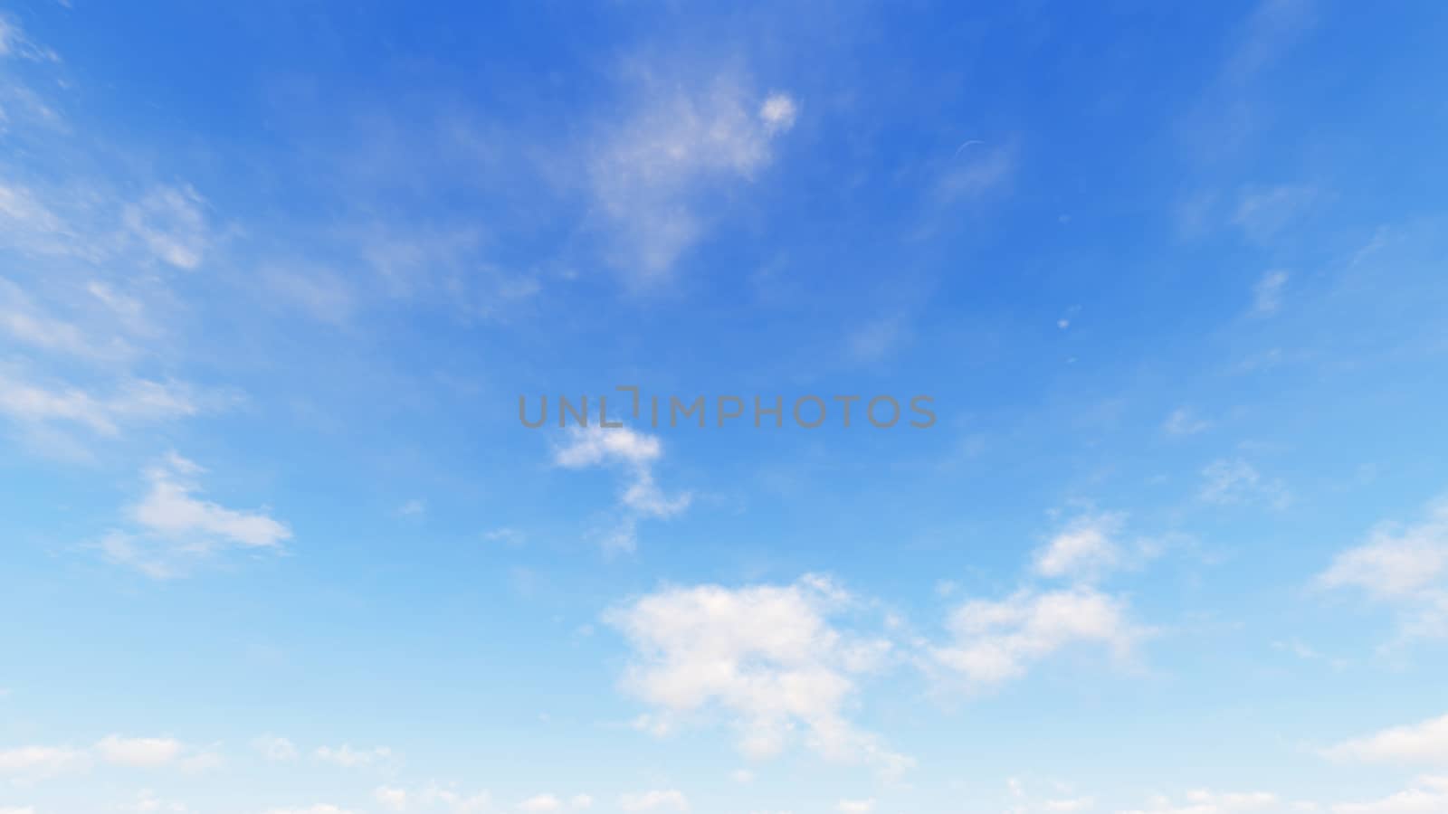 Cloudy blue sky abstract background, blue sky background with tiny clouds, 3d rendering

