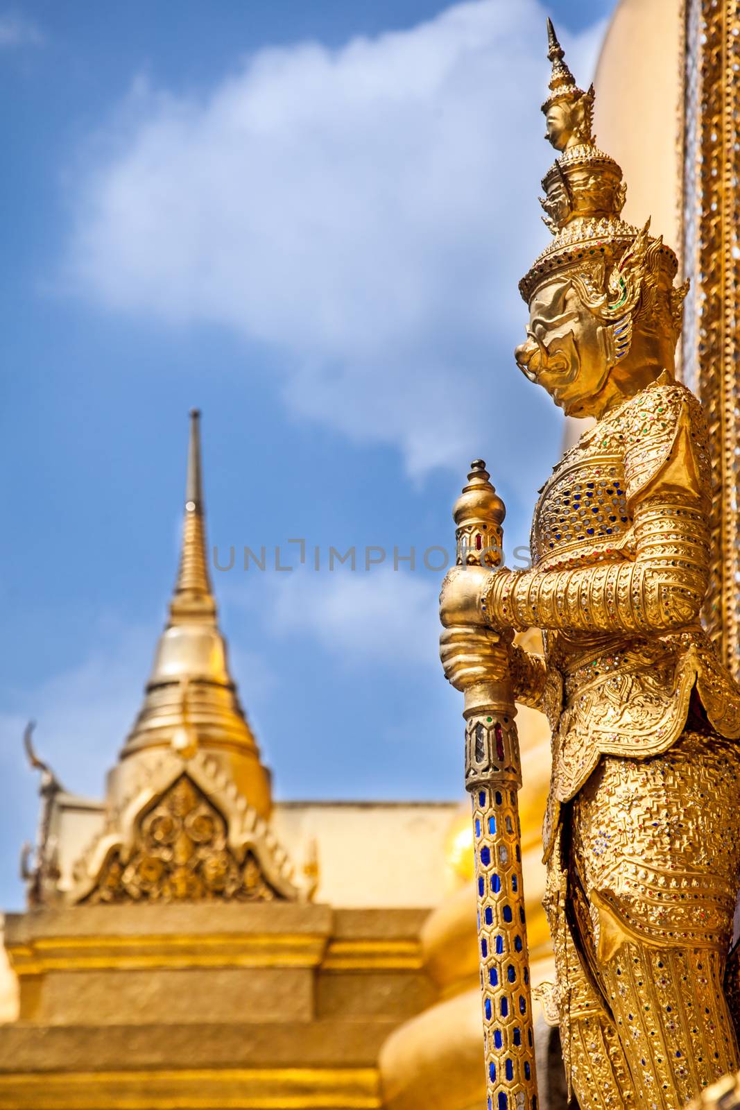 In the Royal Palace of the Great Palace Bangkok Thailand by Makeral