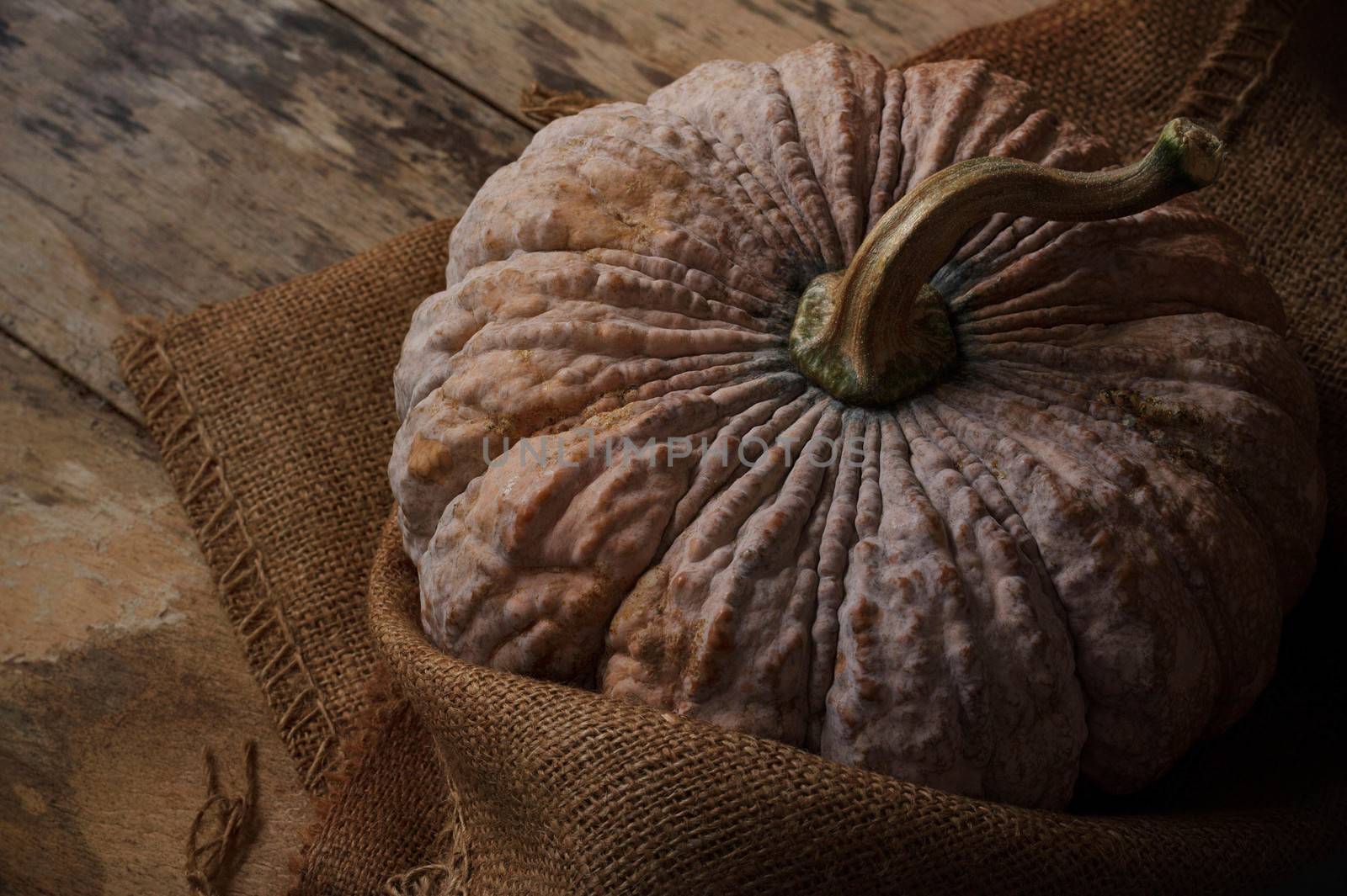 Pumpkin on the old wooden. by start08