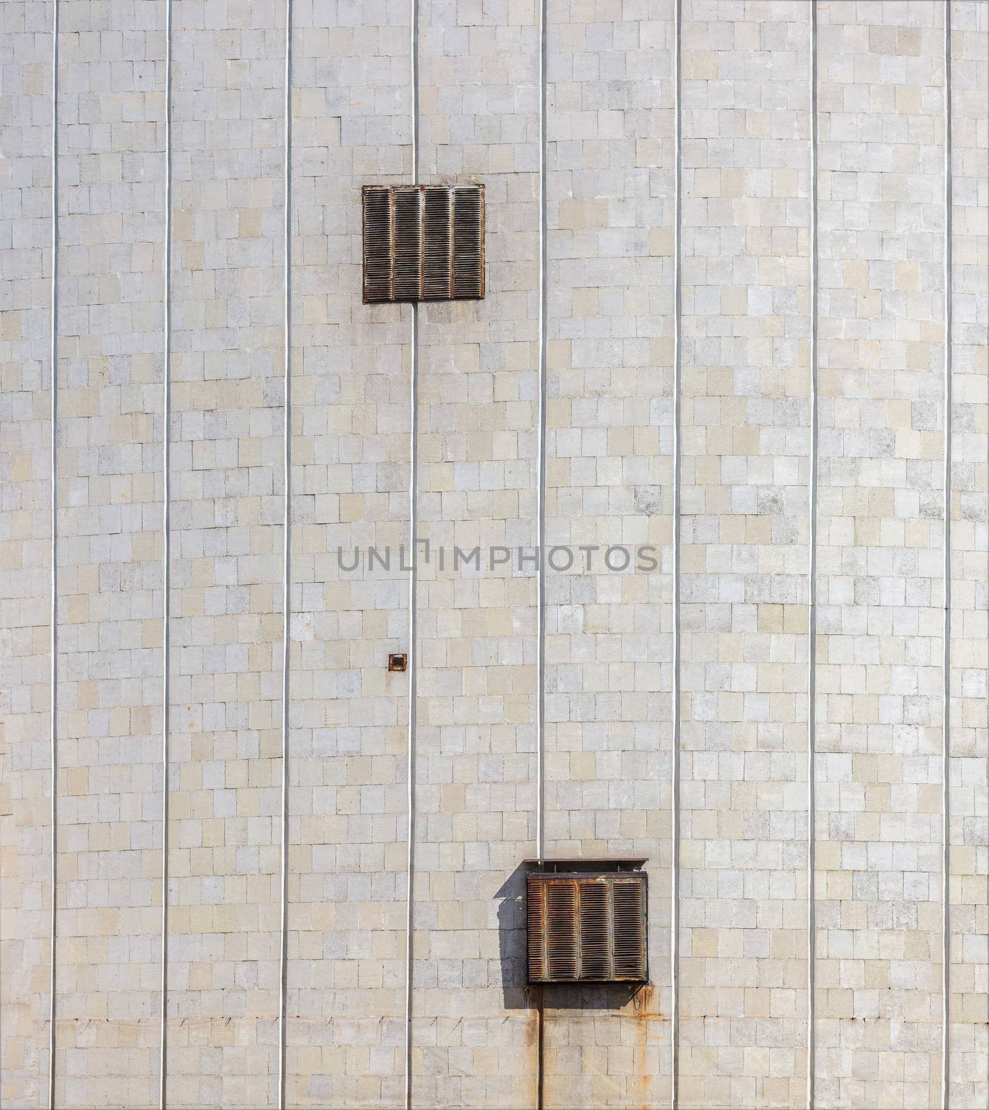 Abstract background texture of a concrete building close-up