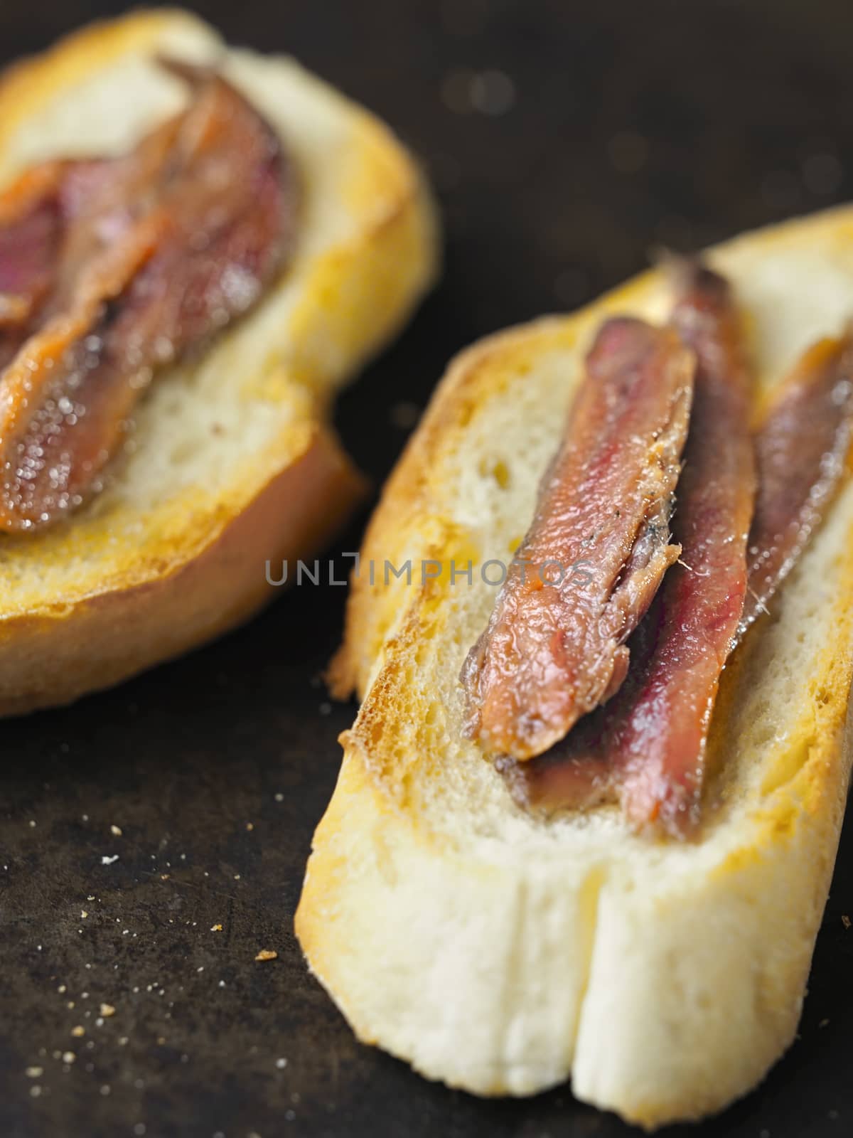 rustic spanish anchovies on toast by zkruger