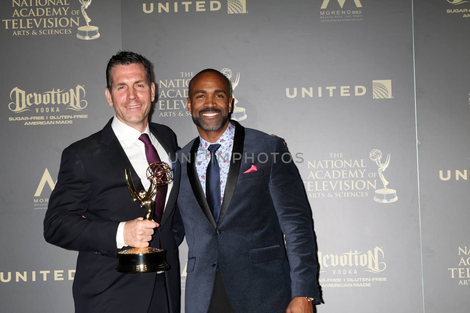 Frank Valentini, Donnell Turner, Outstanding Drama Series, General Hospital
at the 44th Daytime Emmy Awards - Press Room, Pasadena Civic Auditorium, Pasadena, CA 04-30-17/ImageCollect by ImageCollect