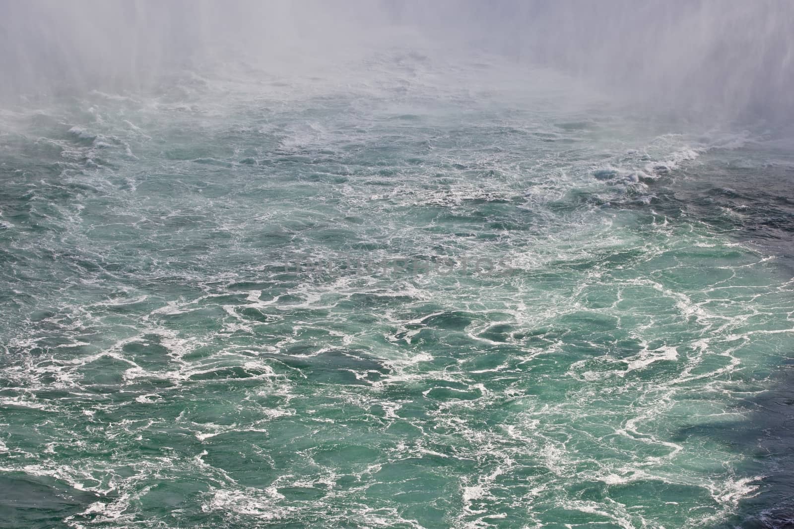 Beautiful background with the water near amazing Niagara falls by teo