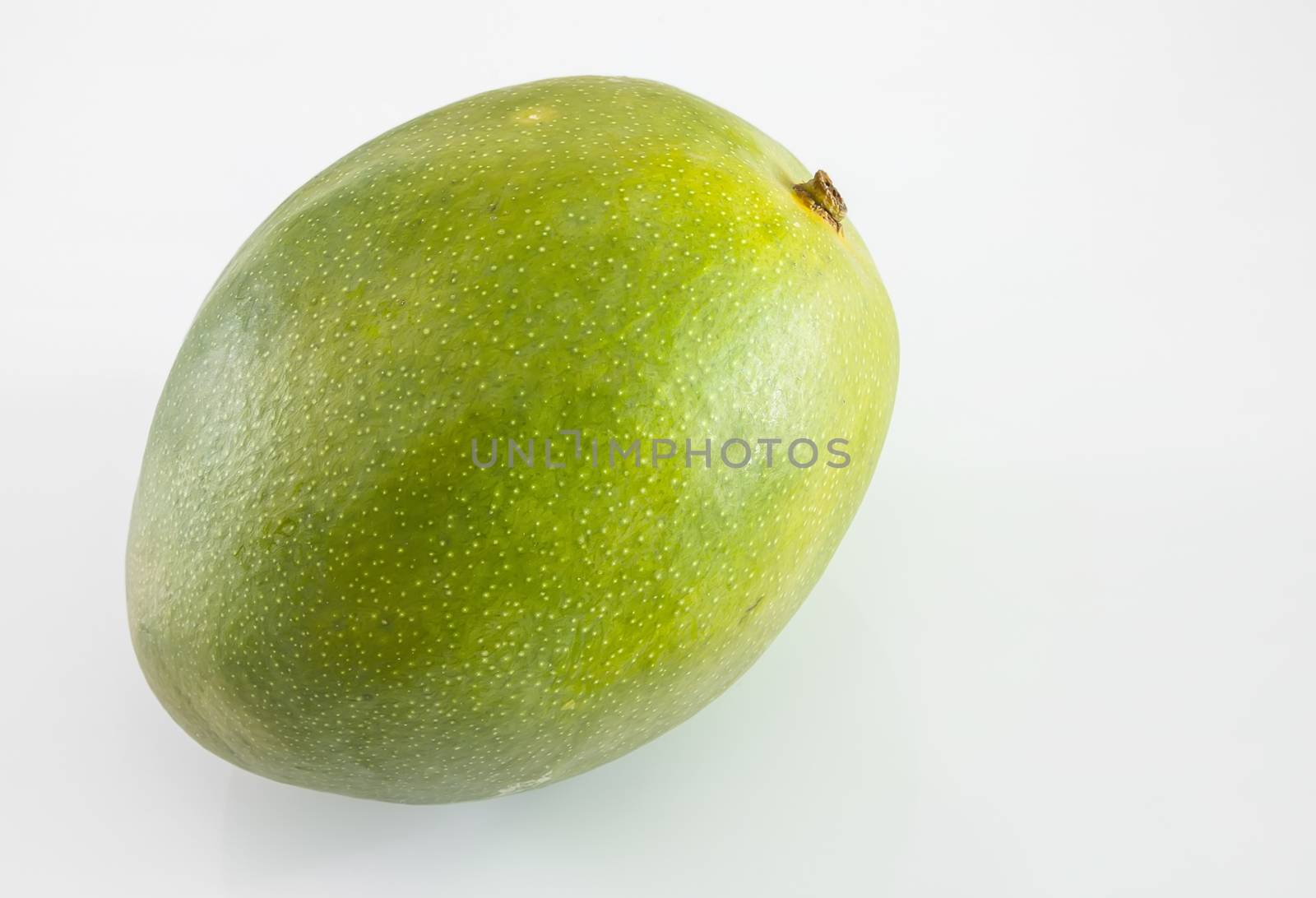 Ripe mango isolated on white Clipping Path