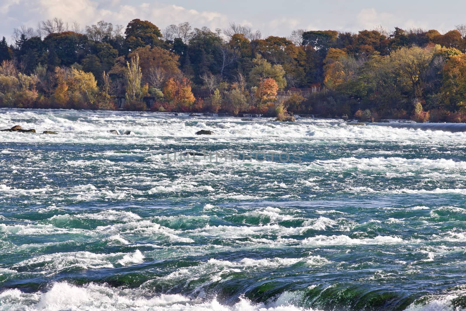 Beautiful image with amazing powerful Niagara river by teo