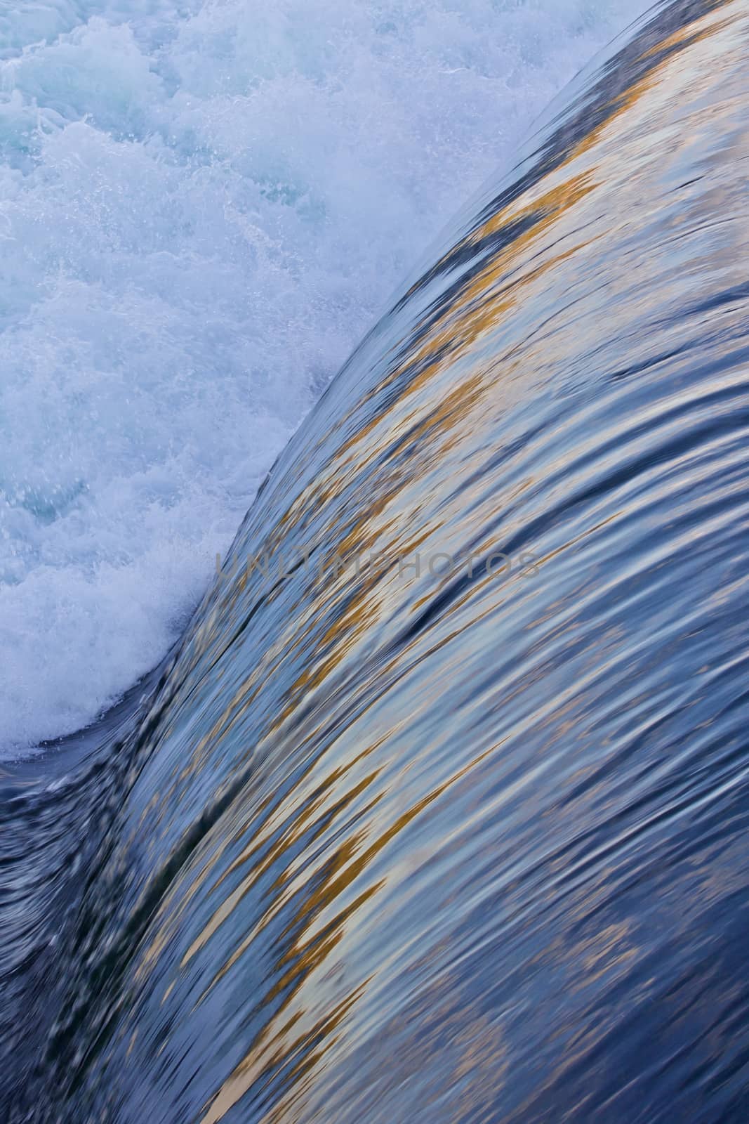 Beautiful photo of small waterfalls close to the amazing Niagara falls