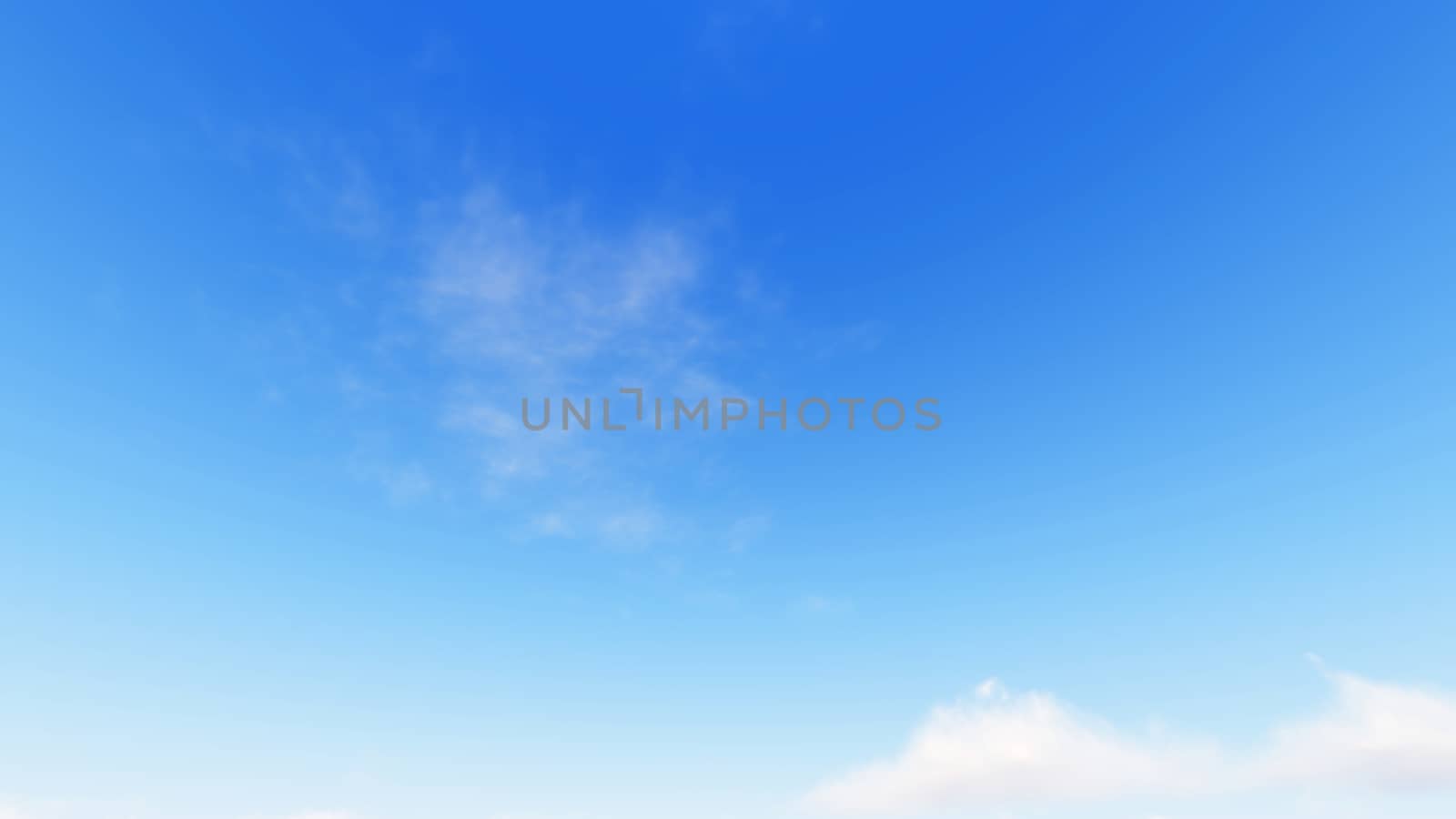 Cloudy blue sky abstract background, blue sky background with tiny clouds, 3d rendering

