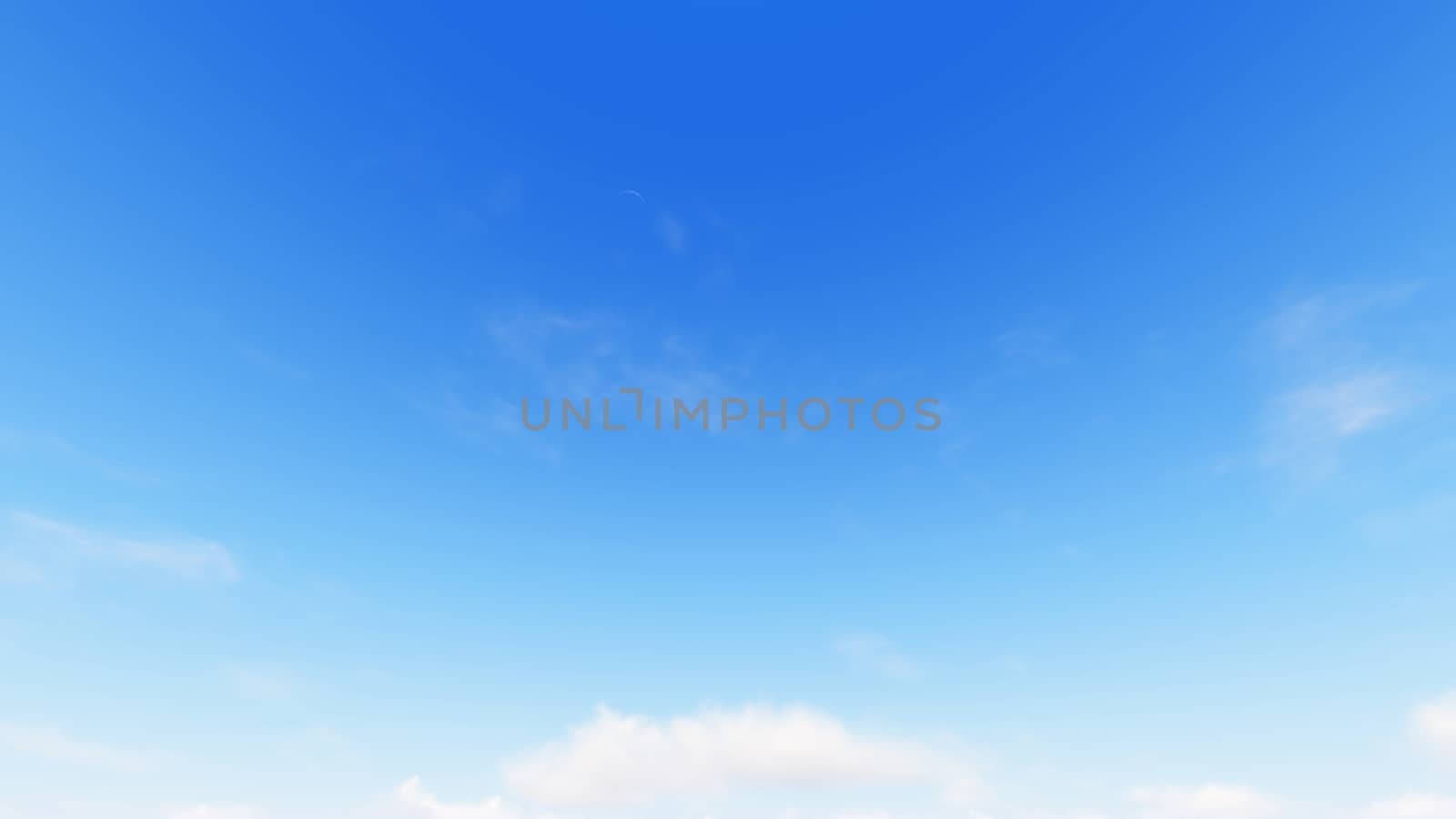 Cloudy blue sky abstract background, blue sky background with tiny clouds, 3d rendering

