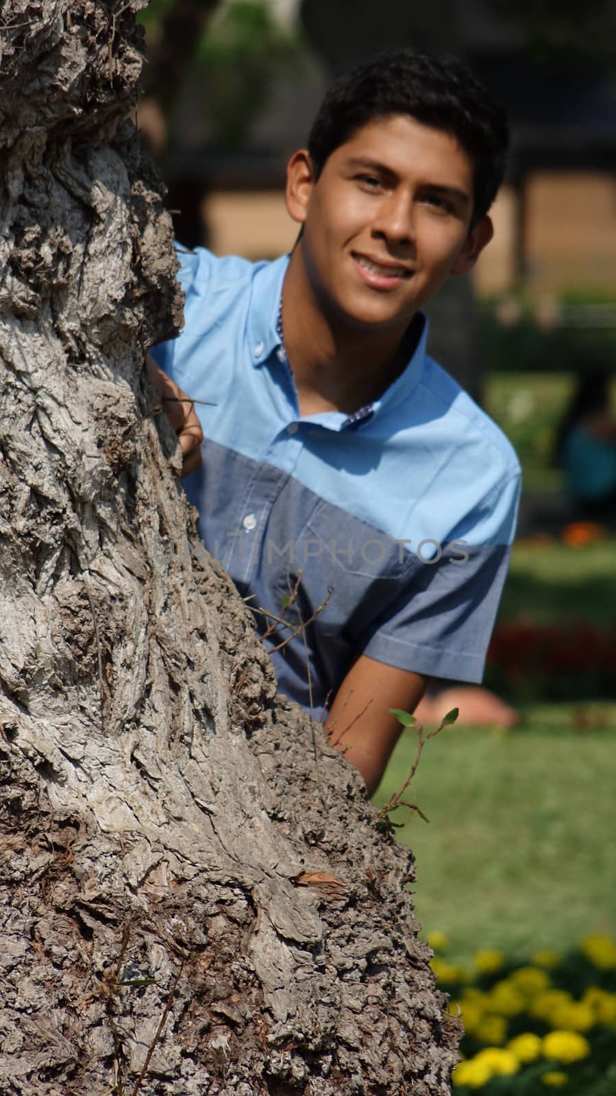 Male Teen Outdoors by dtiberio