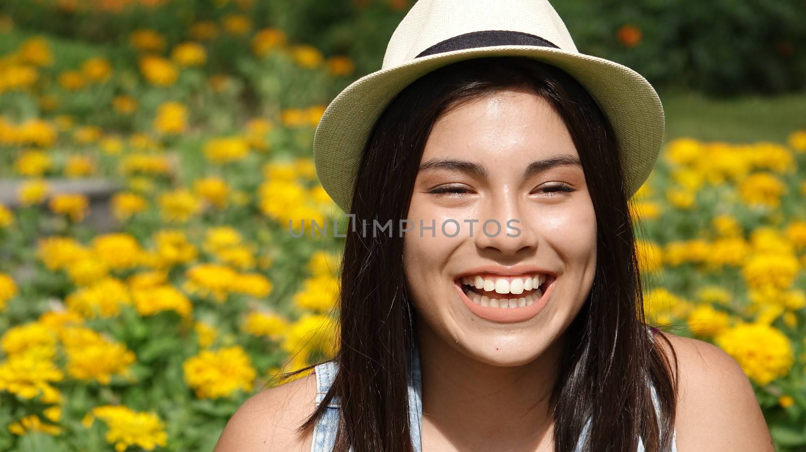 Teen Girl Smiling by dtiberio