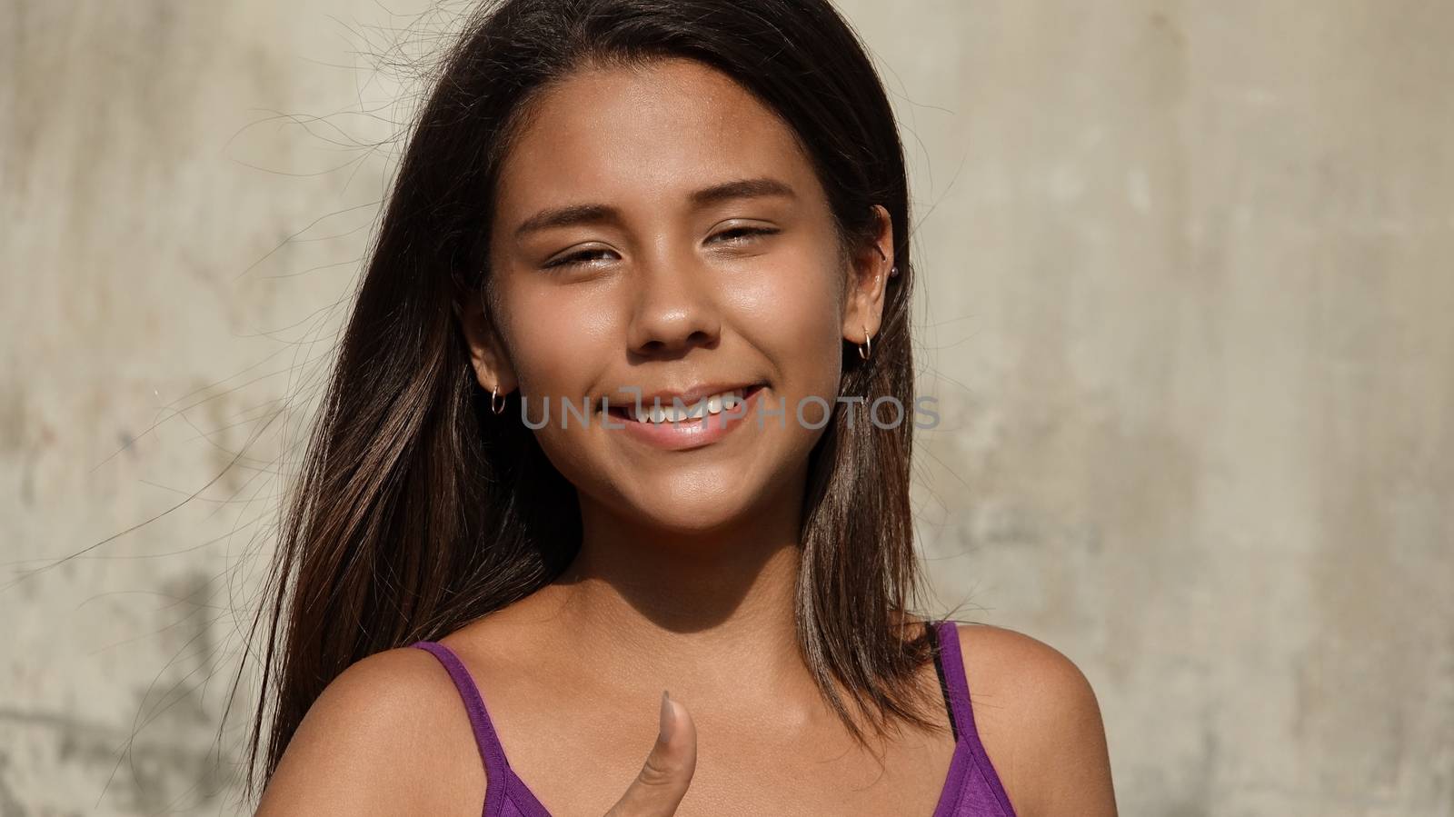 Smiling Peruvian Girl by dtiberio