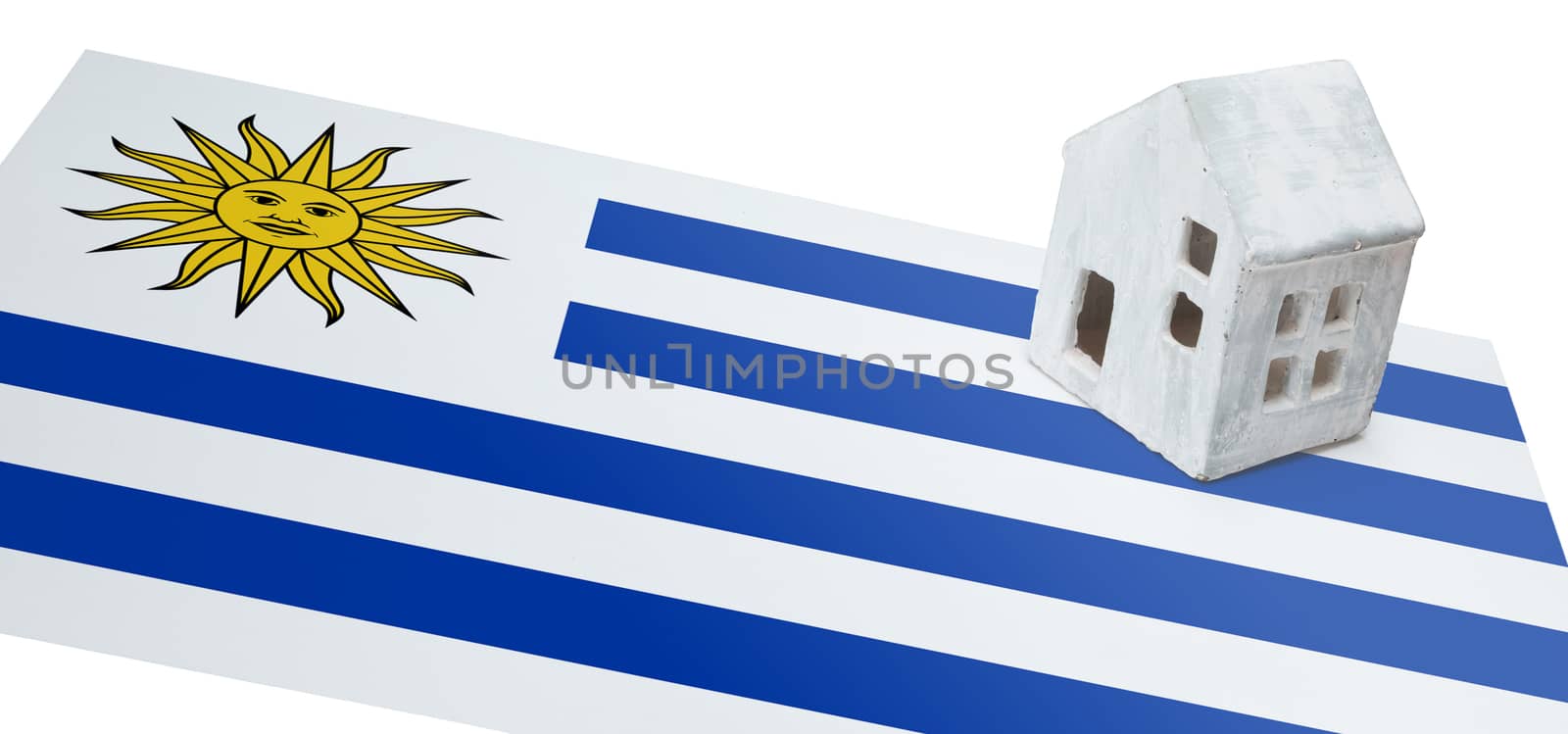 Small house on a flag - Living or migrating to Uruguay