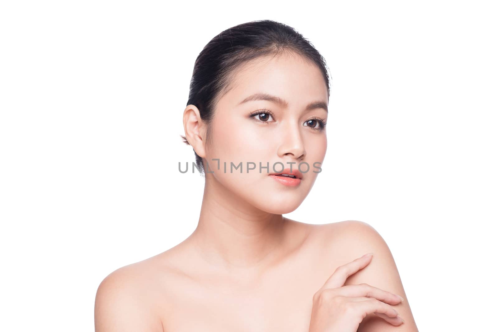 Skin care. Beautiful Asian Woman Portrait. Cosmetology , beauty and spa.