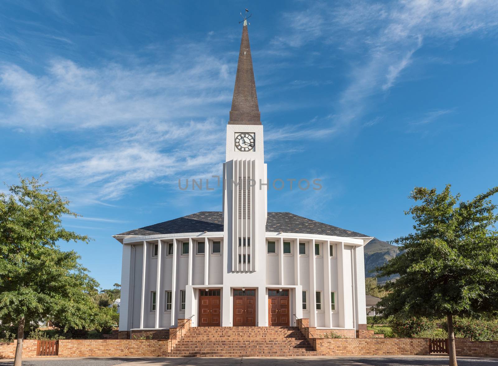 The Dutch Reformed Church in Greyton, a small town in the Western Cape Province of South Africa