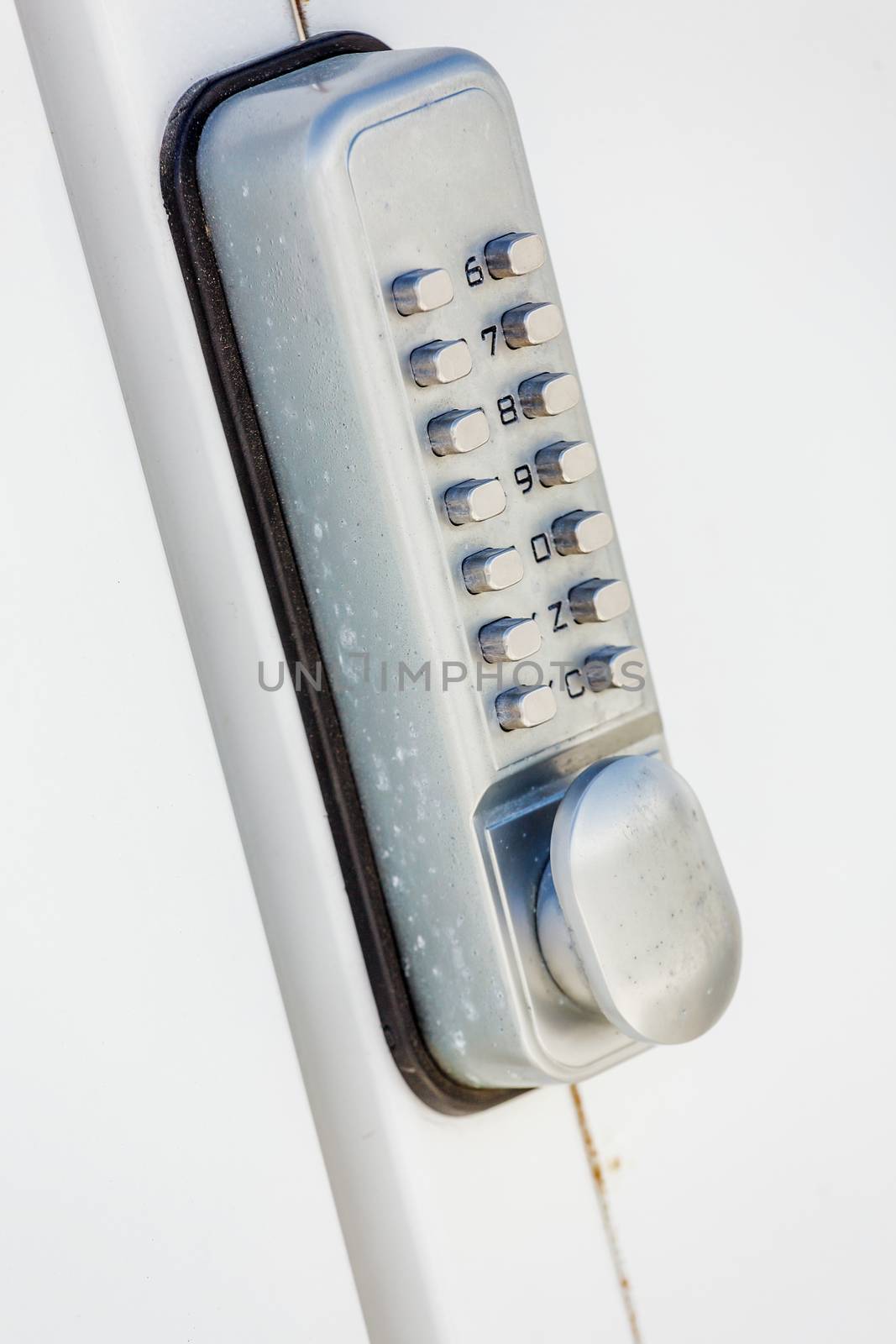 Security access with keypad on the door by pixinoo