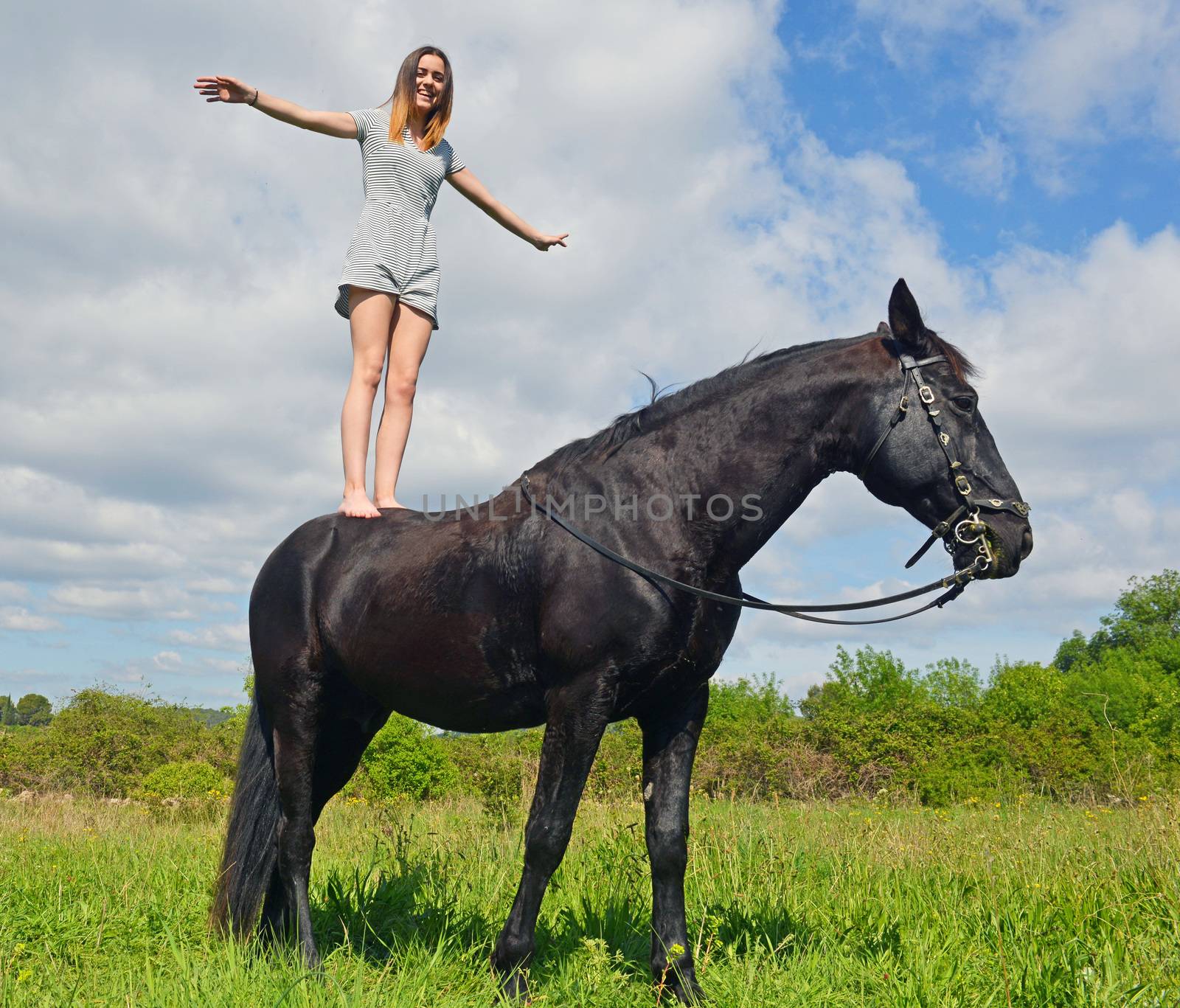 young riding girl by cynoclub