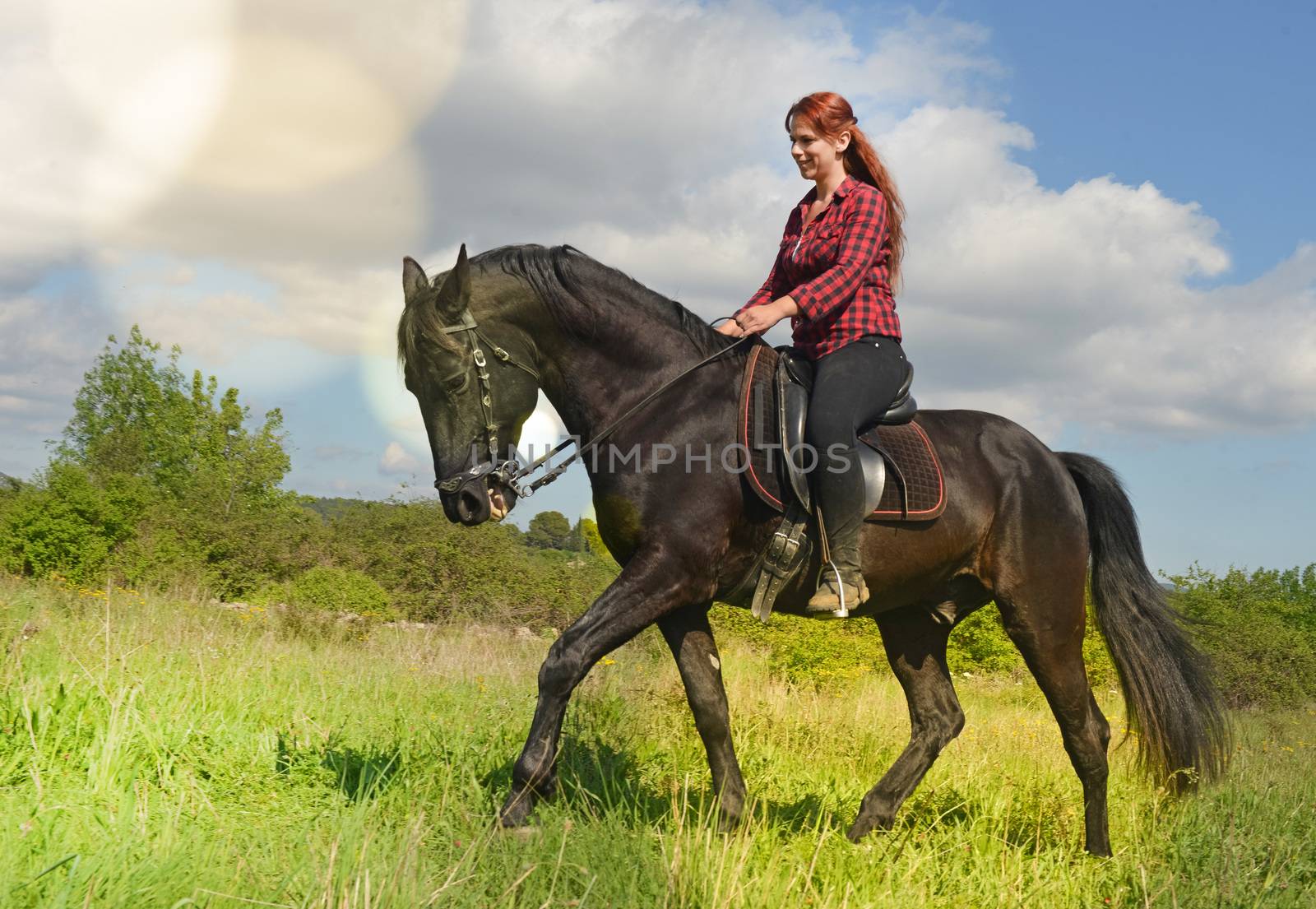 young riding girl by cynoclub