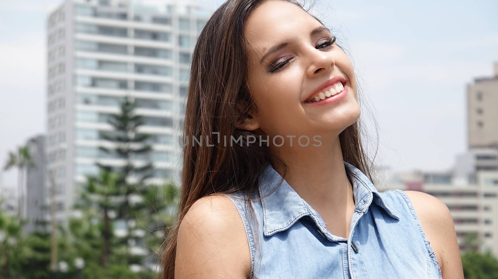 Smiling Urban Teen Girl