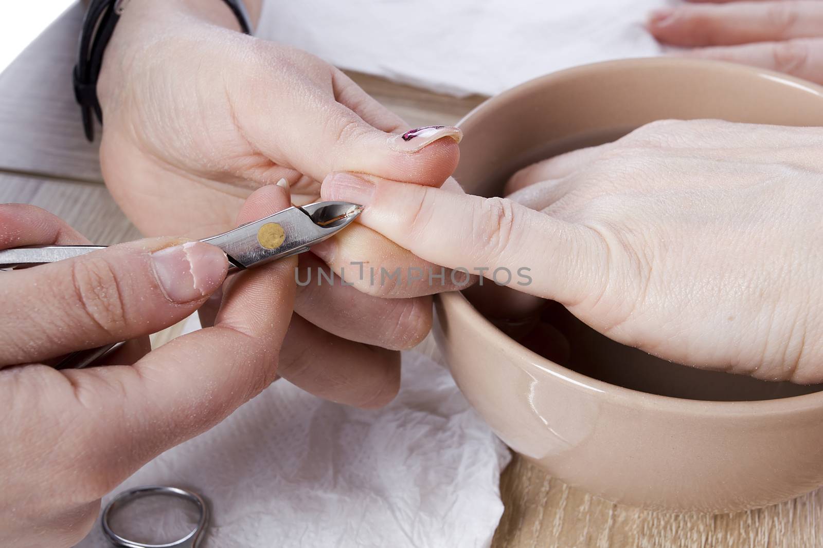 manicure procedure in beauty salon by VIPDesignUSA