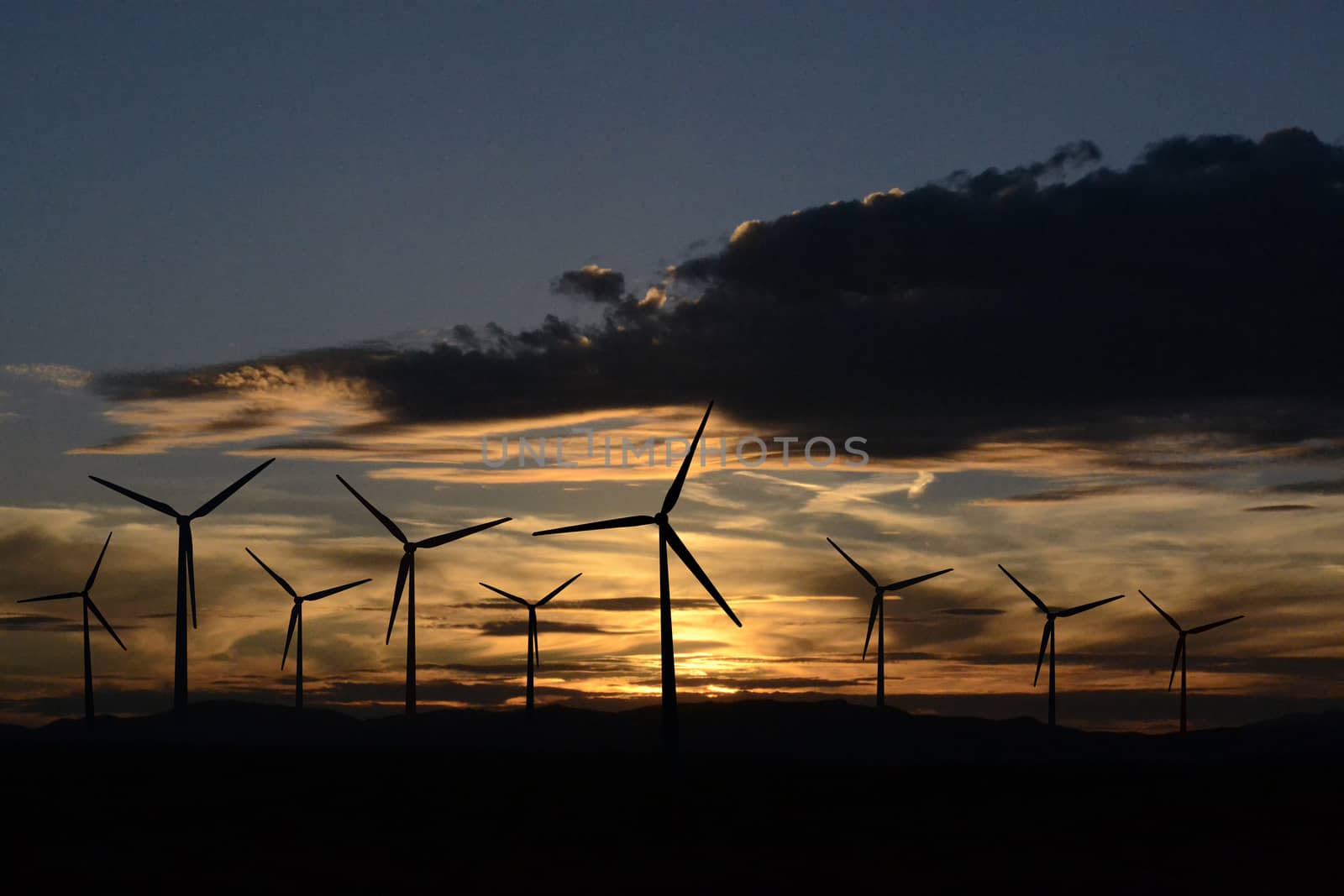 Wind turbine at twilight by hibrida13