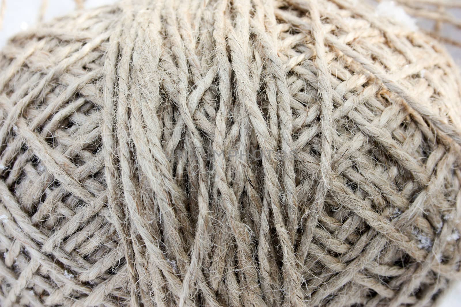 Thread of a skein of yarn. Background texture. Photo for your design.