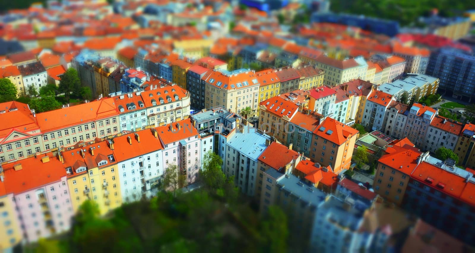 Roofs of Prague by hamik