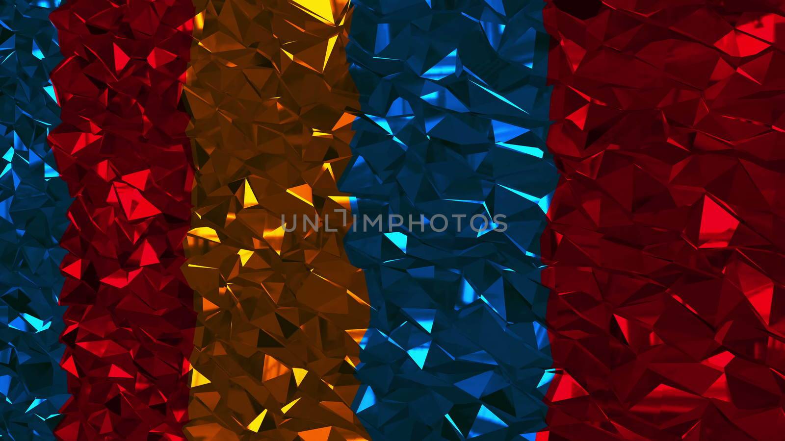 Abstract background with colorful lowpoly triangles by nolimit046