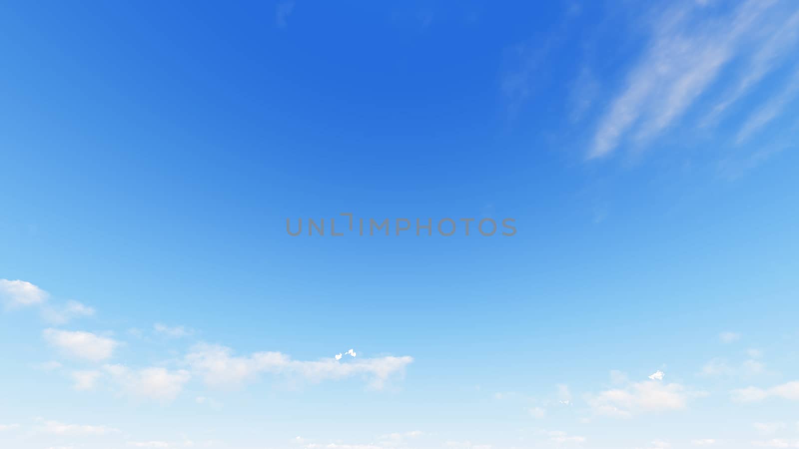 Cloudy blue sky abstract background, blue sky background with tiny clouds, 3d rendering

