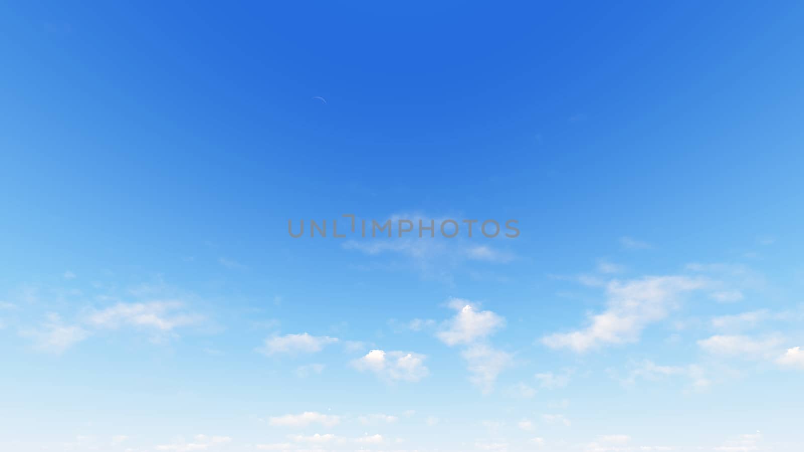 Cloudy blue sky abstract background, blue sky background with tiny clouds, 3d rendering

