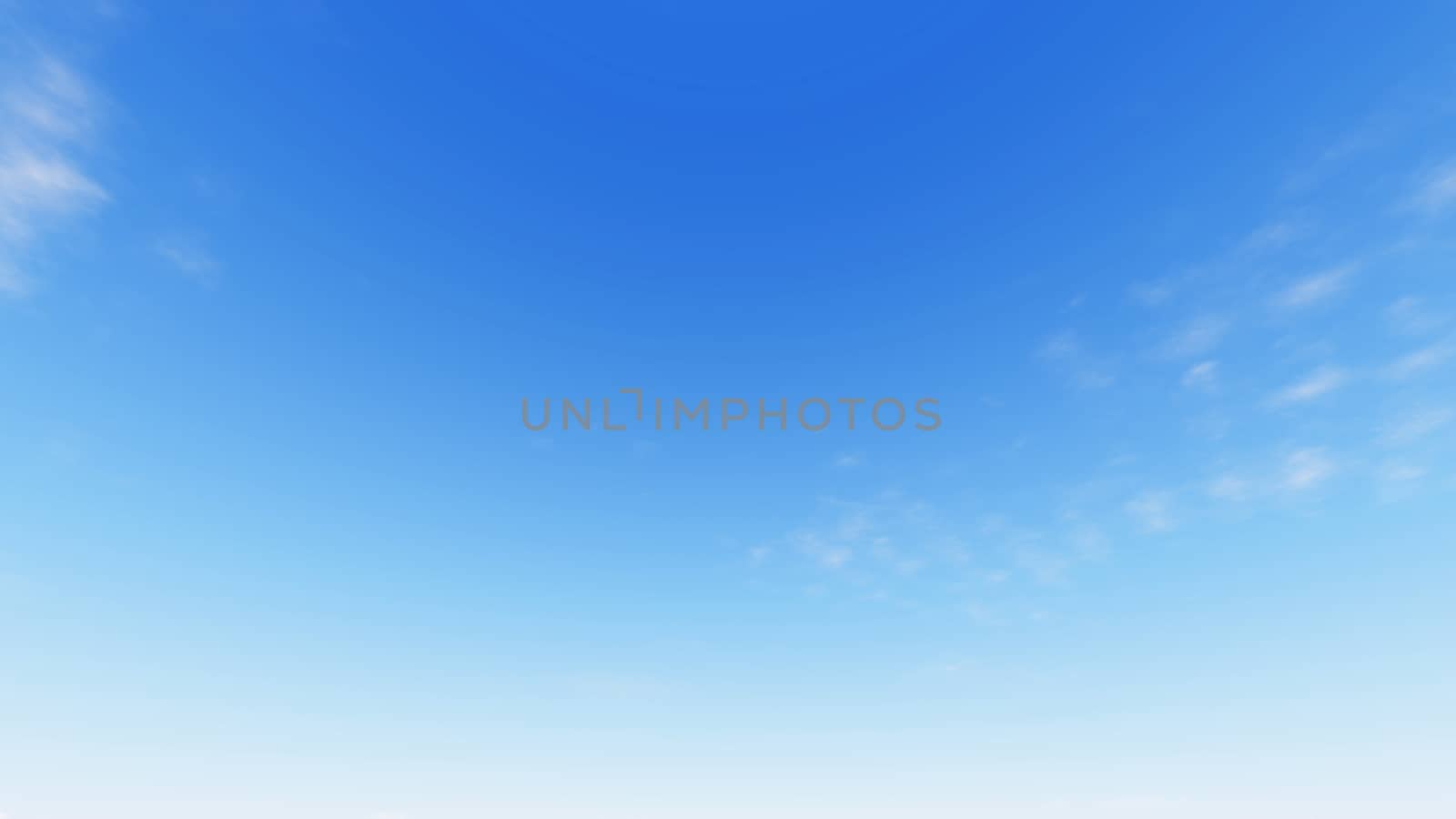 Cloudy blue sky abstract background, blue sky background with tiny clouds, 3d rendering

