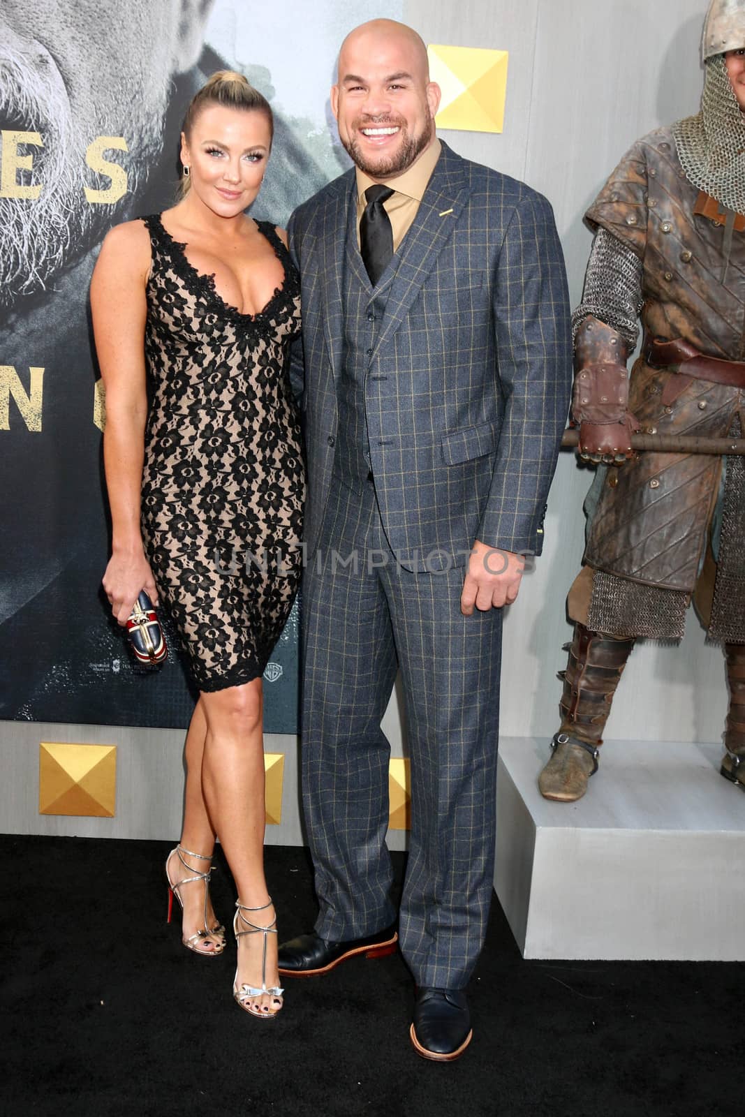 Amber Nichole Miller, Tito Ortiz
at the "King Arthur Legend of the Sword" World Premiere, TCL Chinese Theater IMAX, Hollywood, CA 05-08-17
