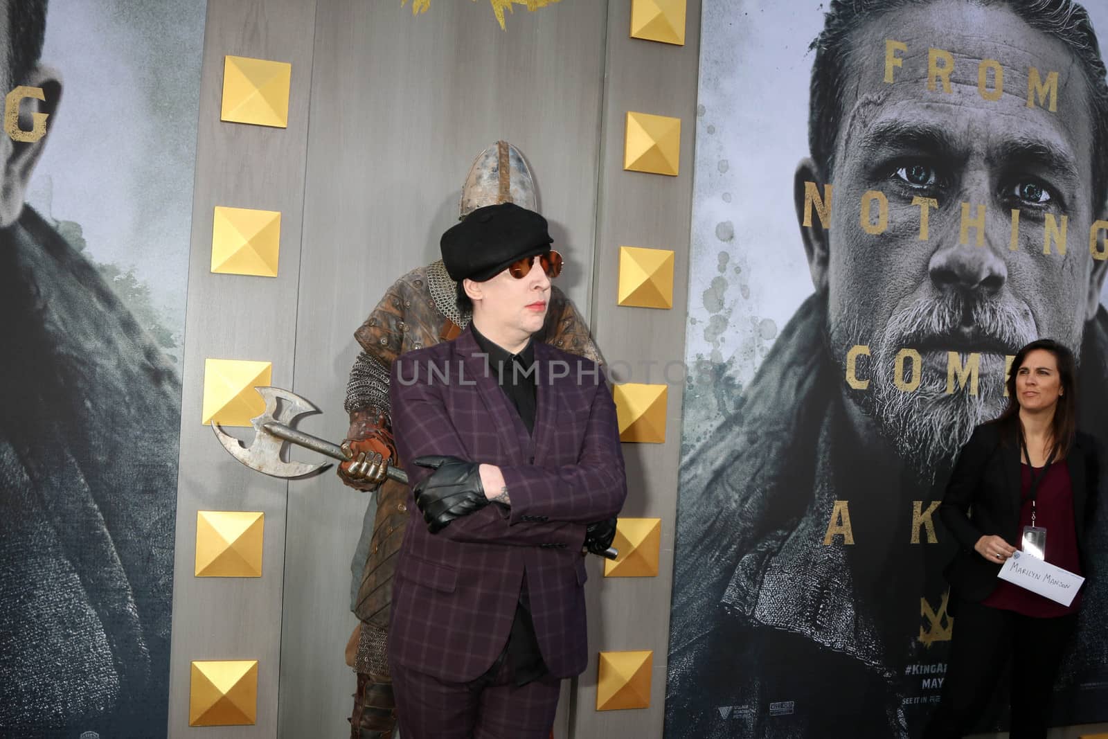 Marilyn Manson
at the "King Arthur Legend of the Sword" World Premiere, TCL Chinese Theater IMAX, Hollywood, CA 05-08-17/ImageCollect by ImageCollect