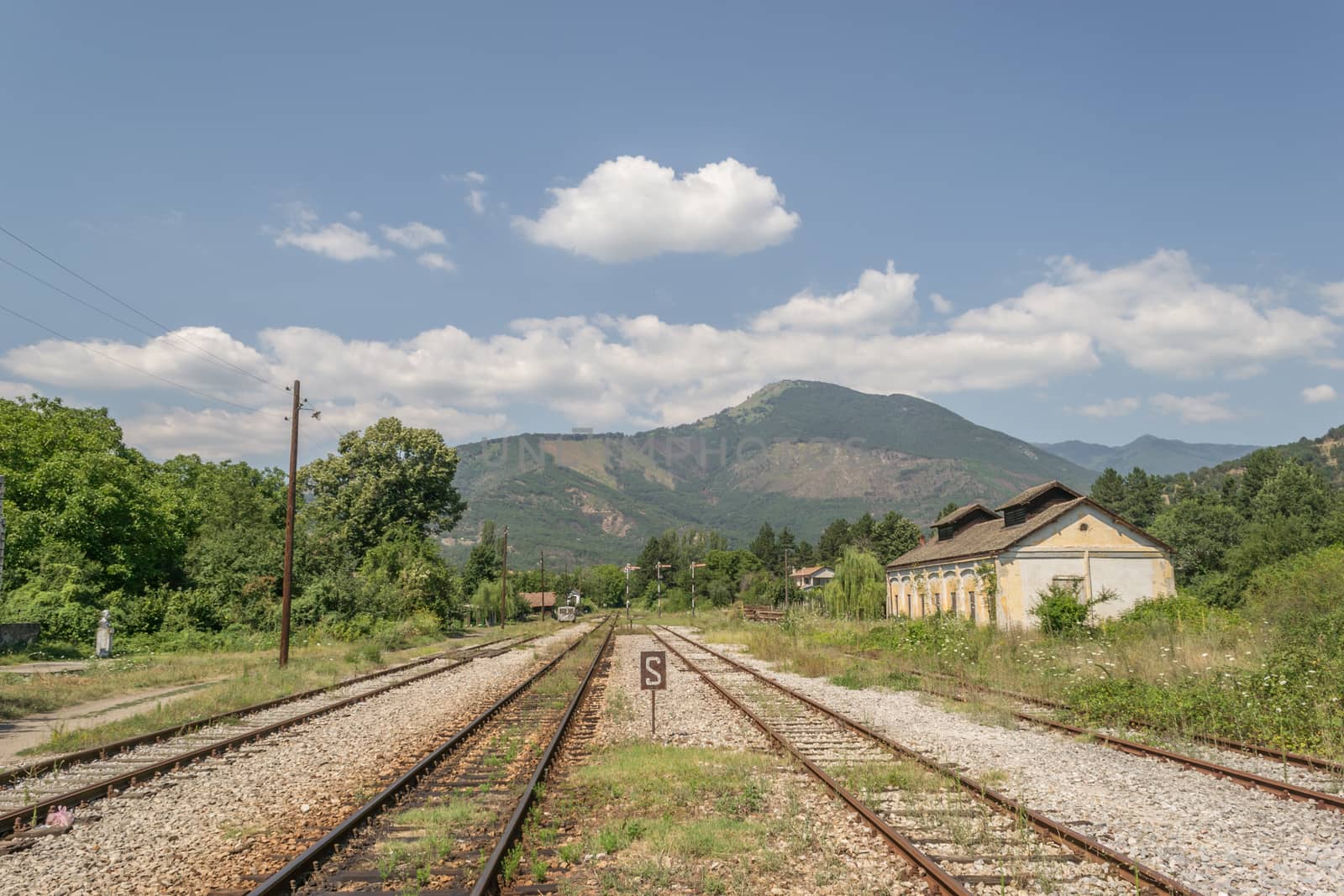 Railway in rural area