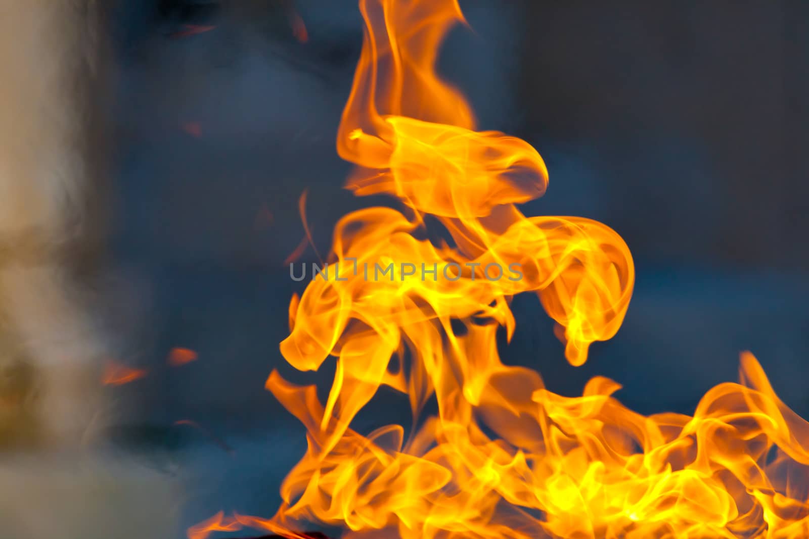 Composition of fire flames
