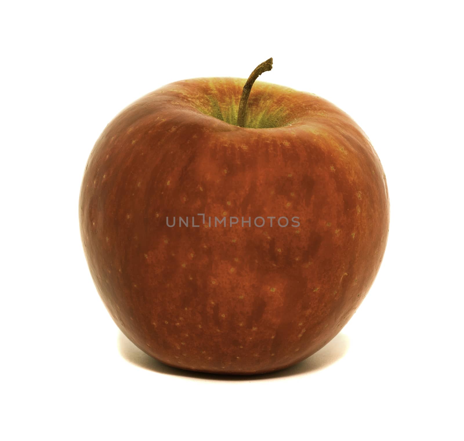 Red Apple on white Background
