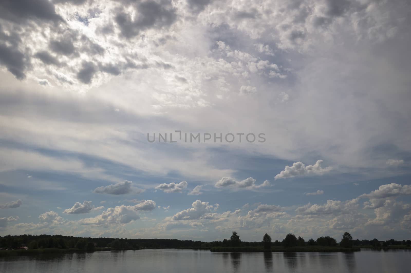blue sky, natural clouds, nature series