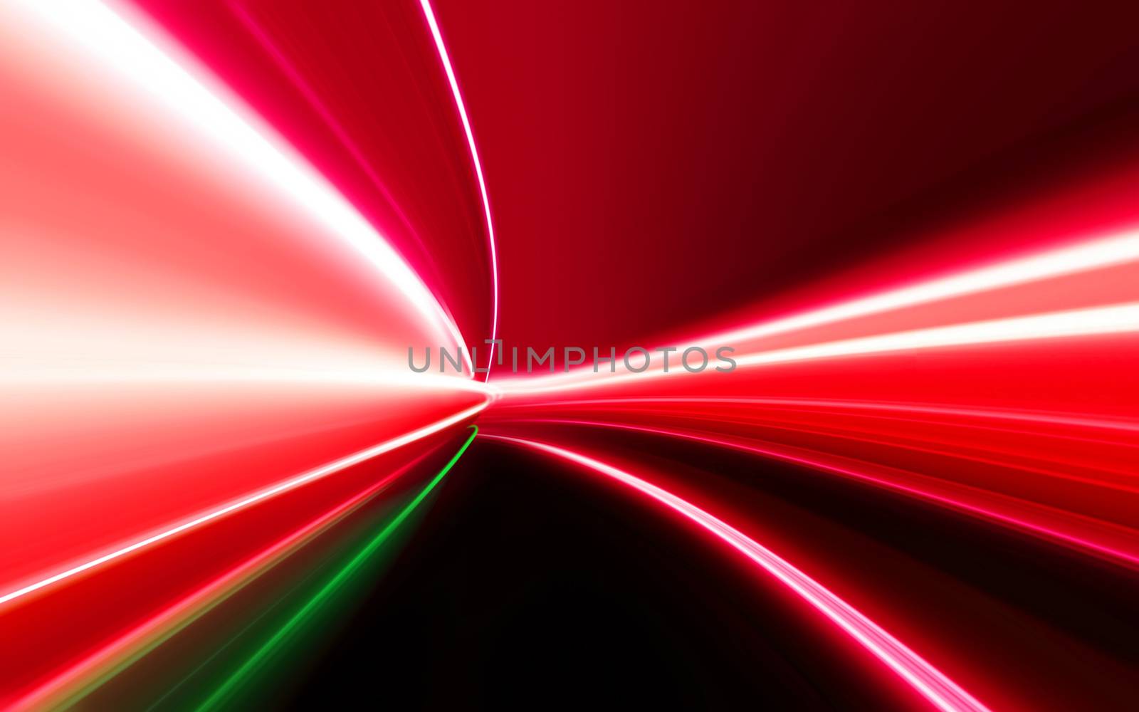 motion blur light on high-speed highway of night city