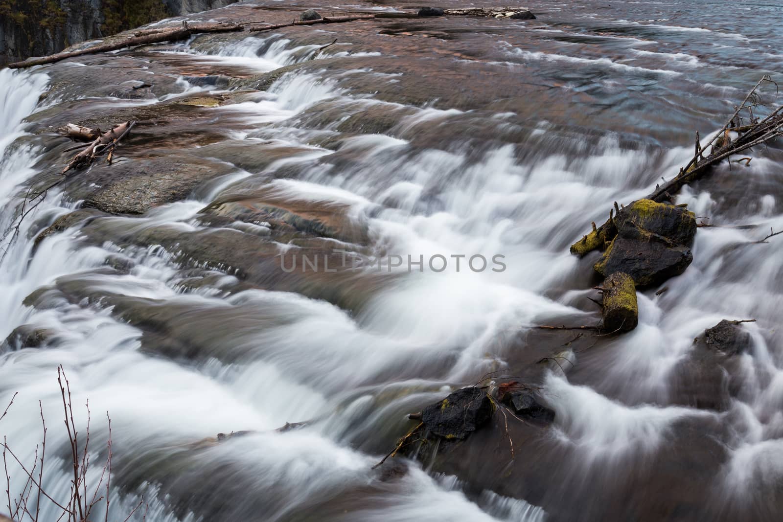 Upper Messa Falls by rjamphoto