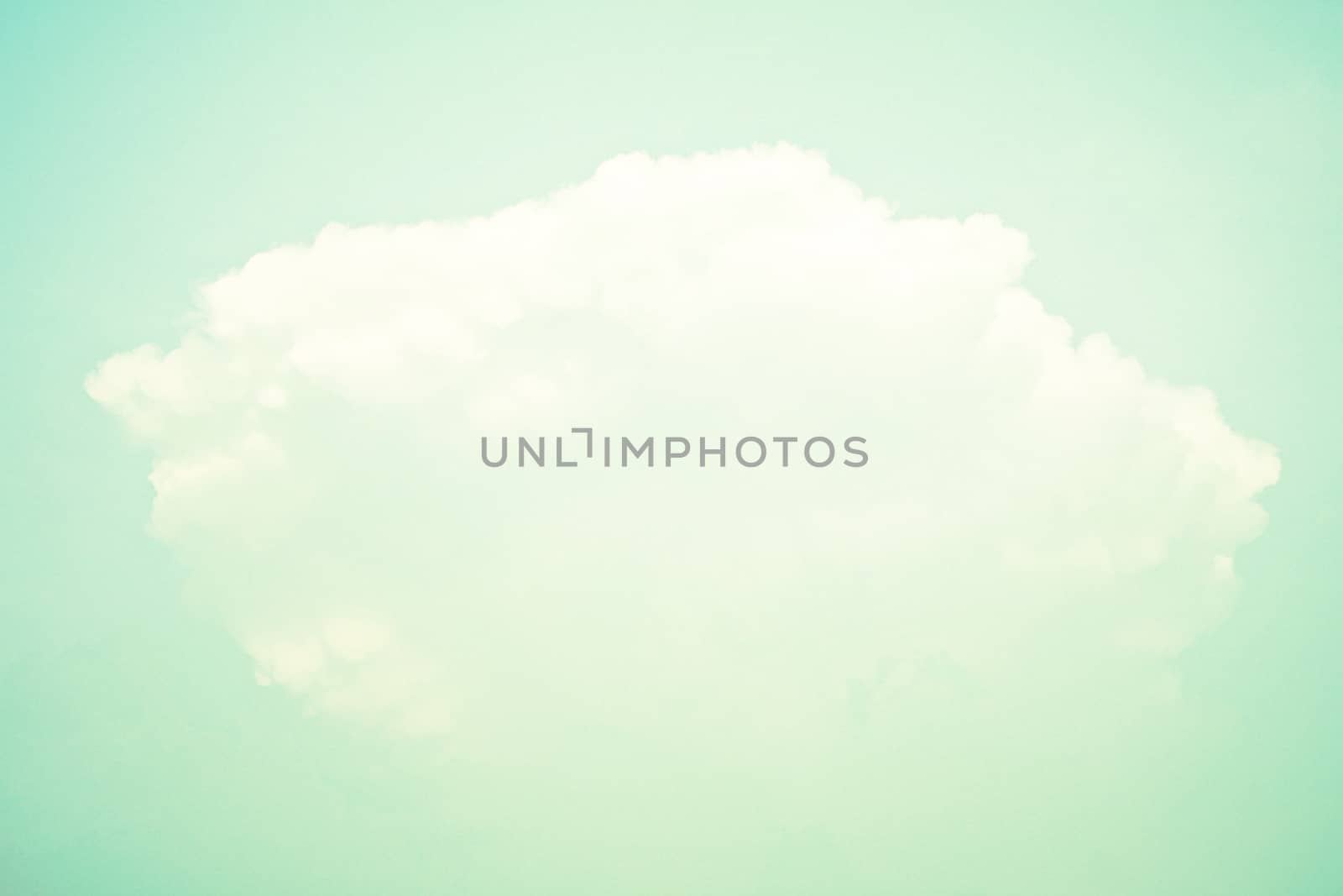 Nature background concept : Retro or vintage sky and cloud