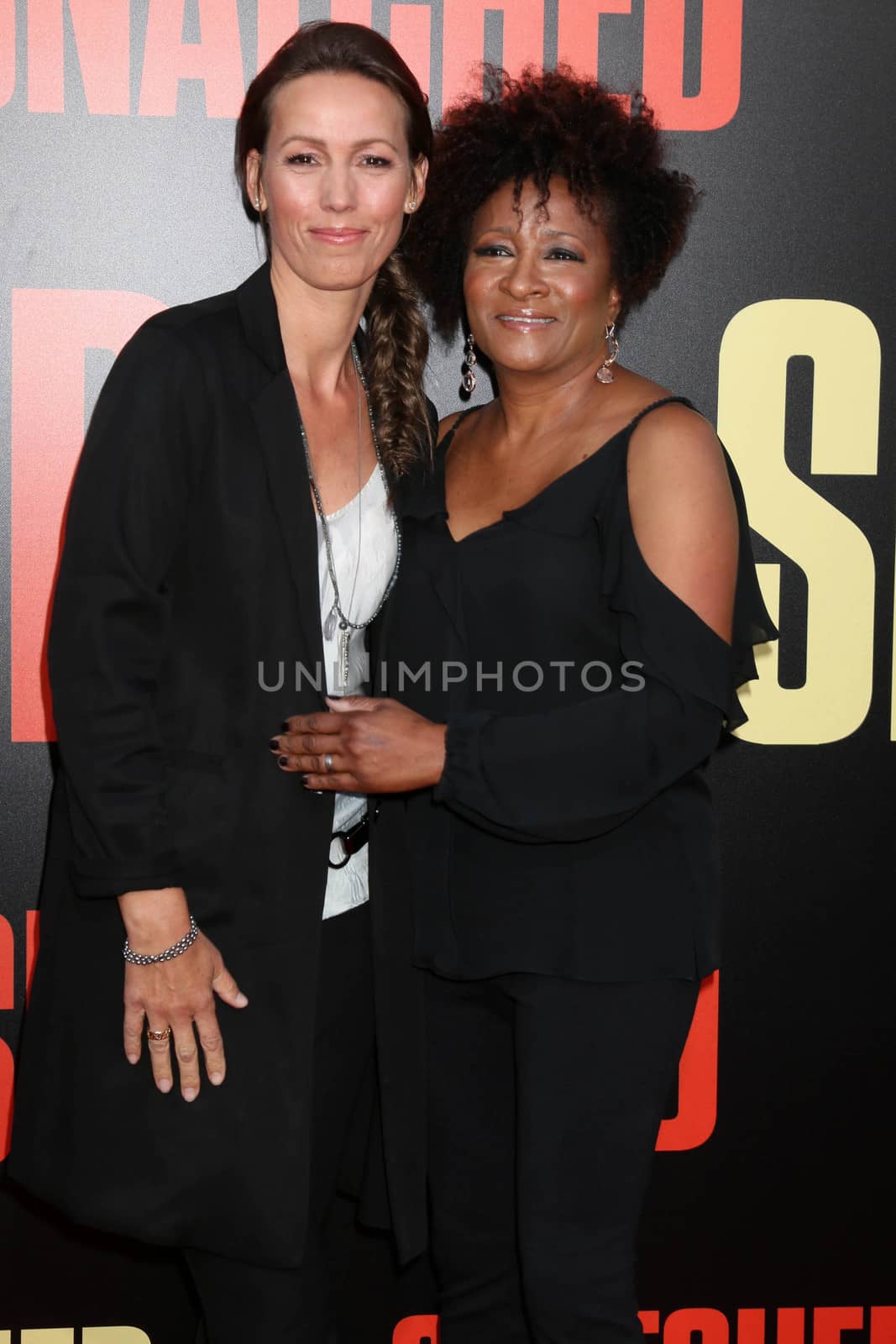 Wanda Sykes, Alex Sykes at the "Snatched" World Premiere, Village Theater, Westwood, CA 05-10-17