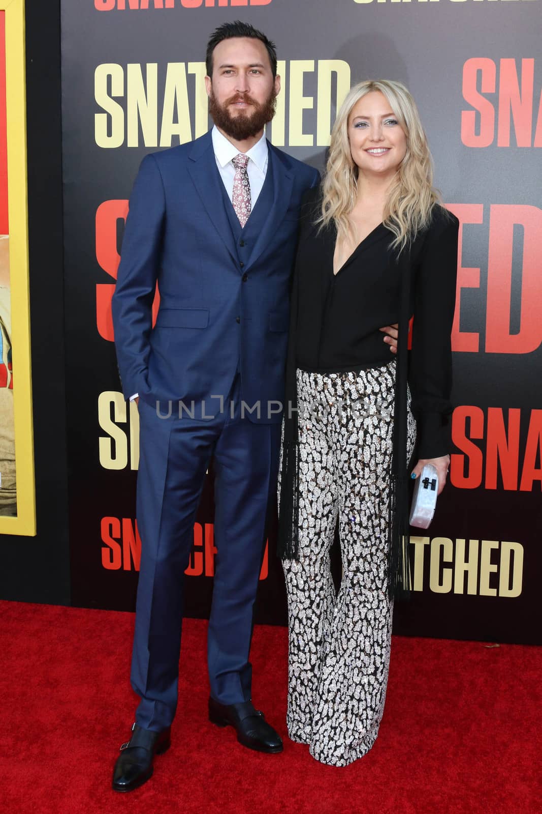 Danny Fujikawa, Kate Hudson at the "Snatched" World Premiere, Village Theater, Westwood, CA 05-10-17