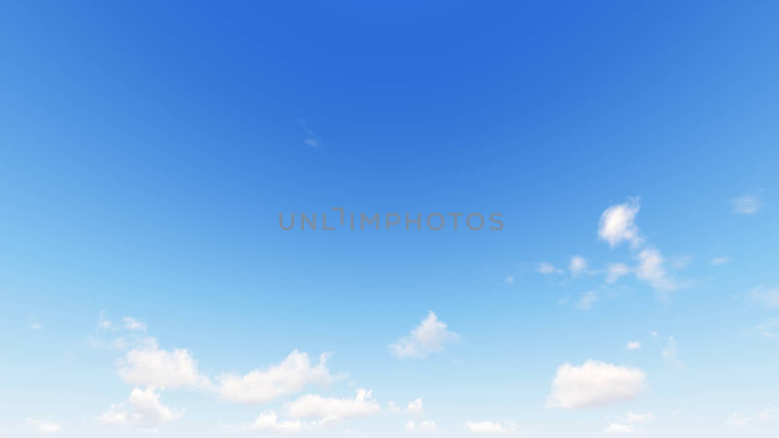 Cloudy blue sky abstract background, blue sky background with tiny clouds, 3d rendering

