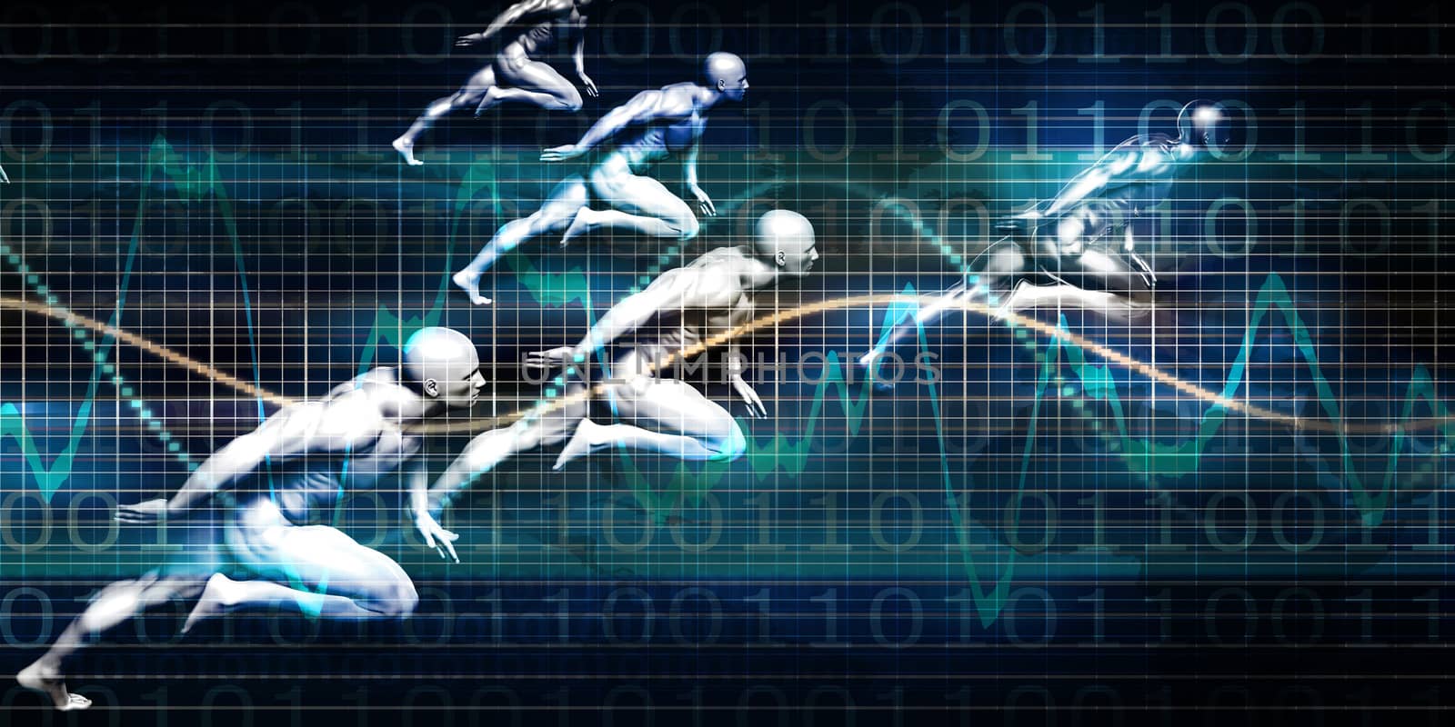 Science Futuristic Technology as a Concept Art