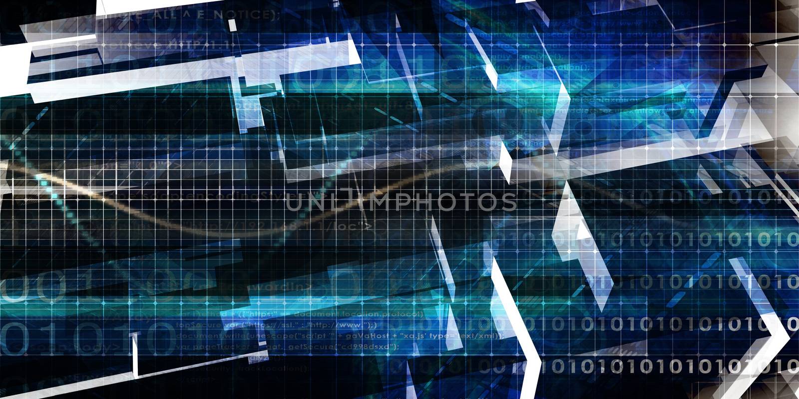 Technology Background Abstract with Futuristic Lines Concept