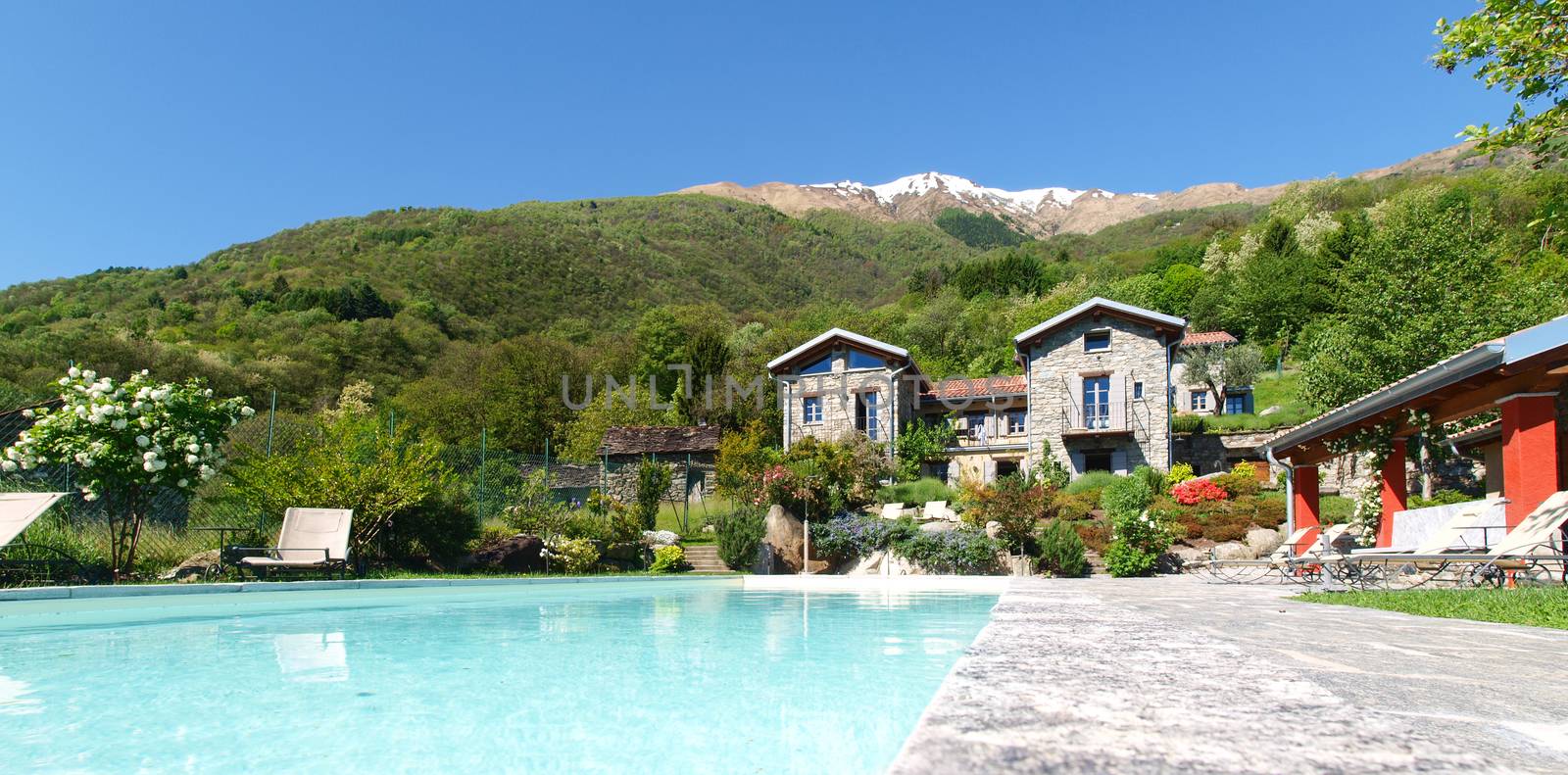 Pianello del Lario, Lake of Como, Italy: Panorama of the farm holidays Tre Terre