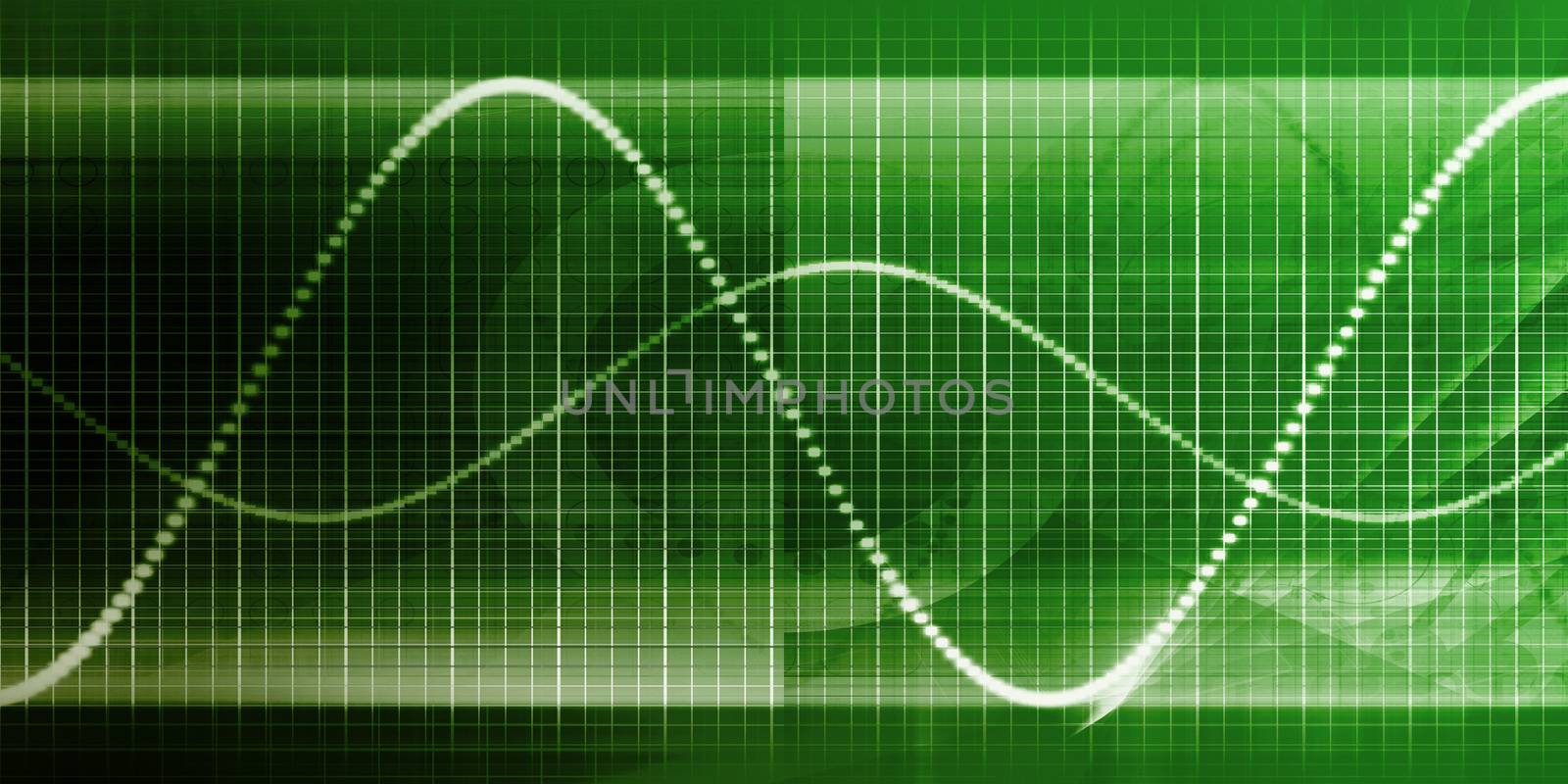 Creative Chart Line Graph Abstract Background with Tech Theme
