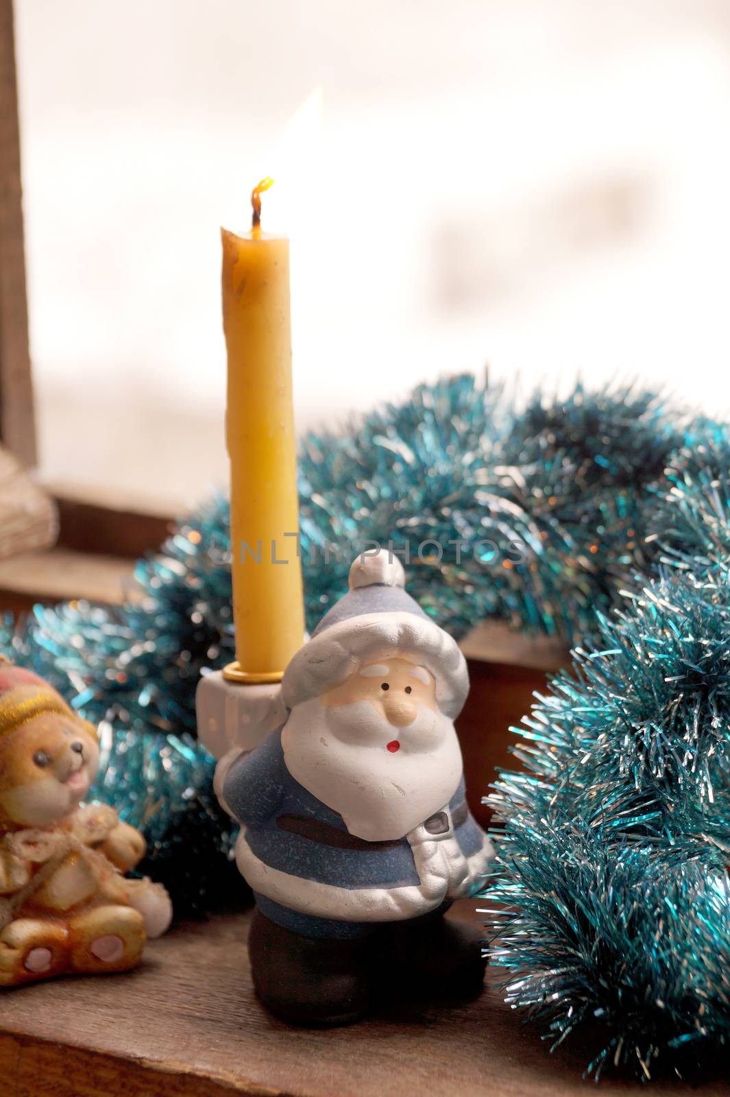 Support under a candle in the form of Father Frost by Vadimdem