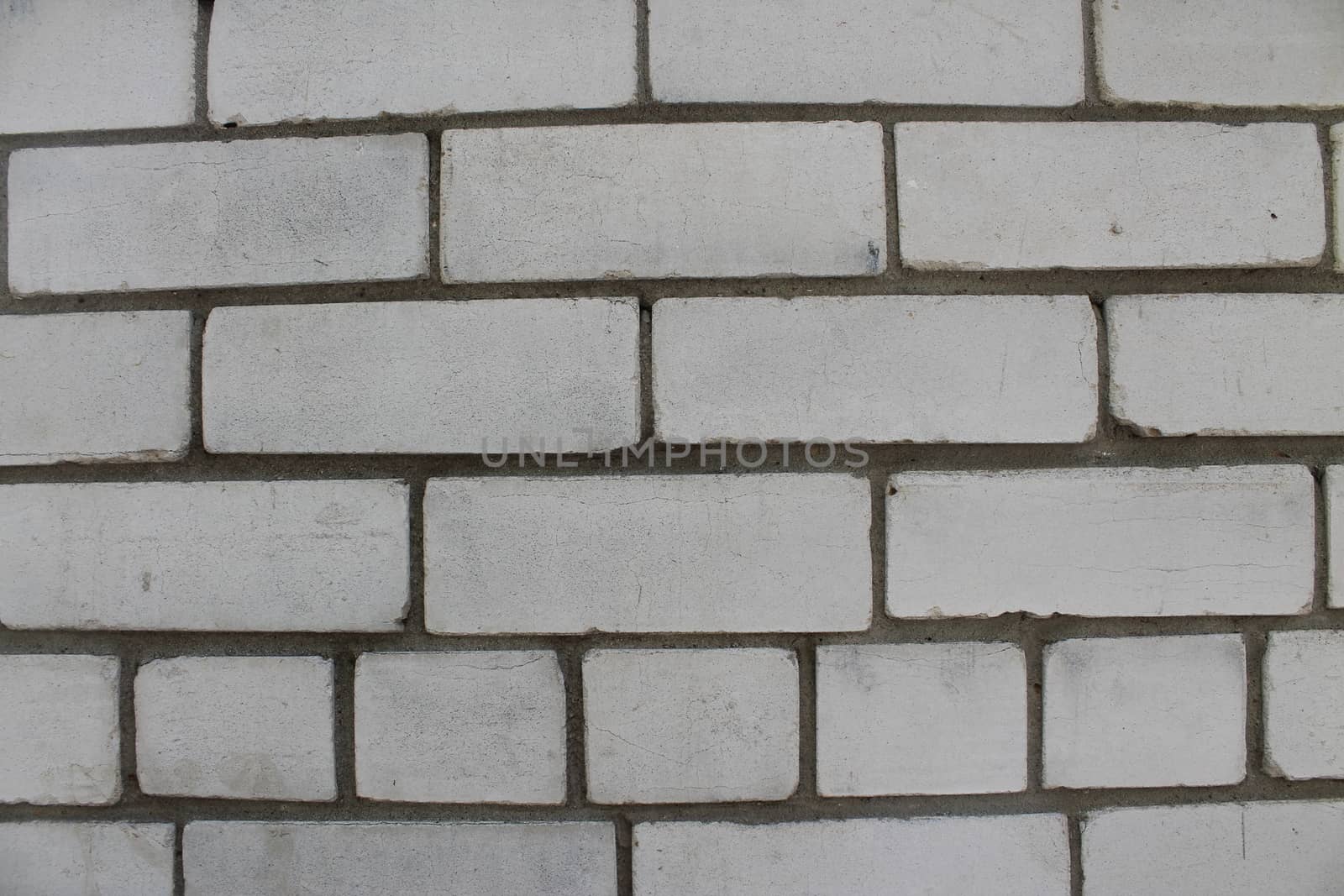 white Background of old vintage brick wall