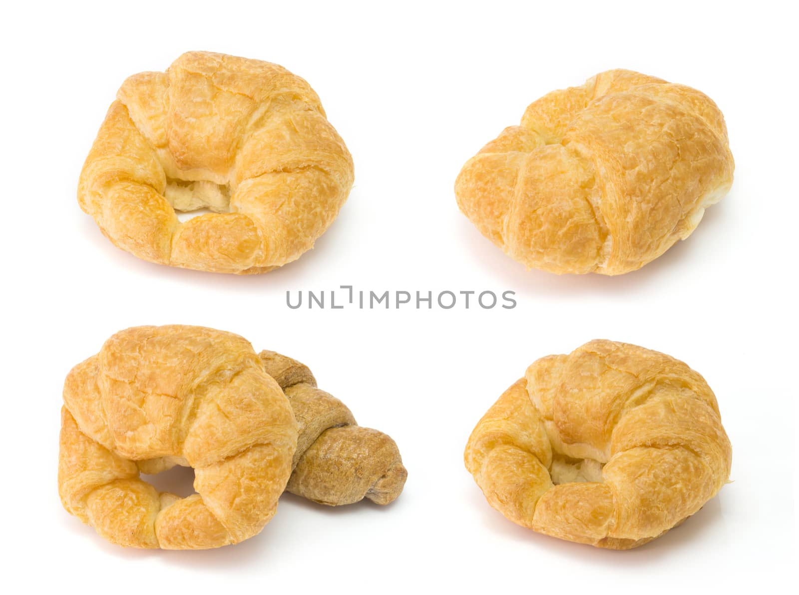 Croissant bread, france Croissant isolated on white background by chingraph